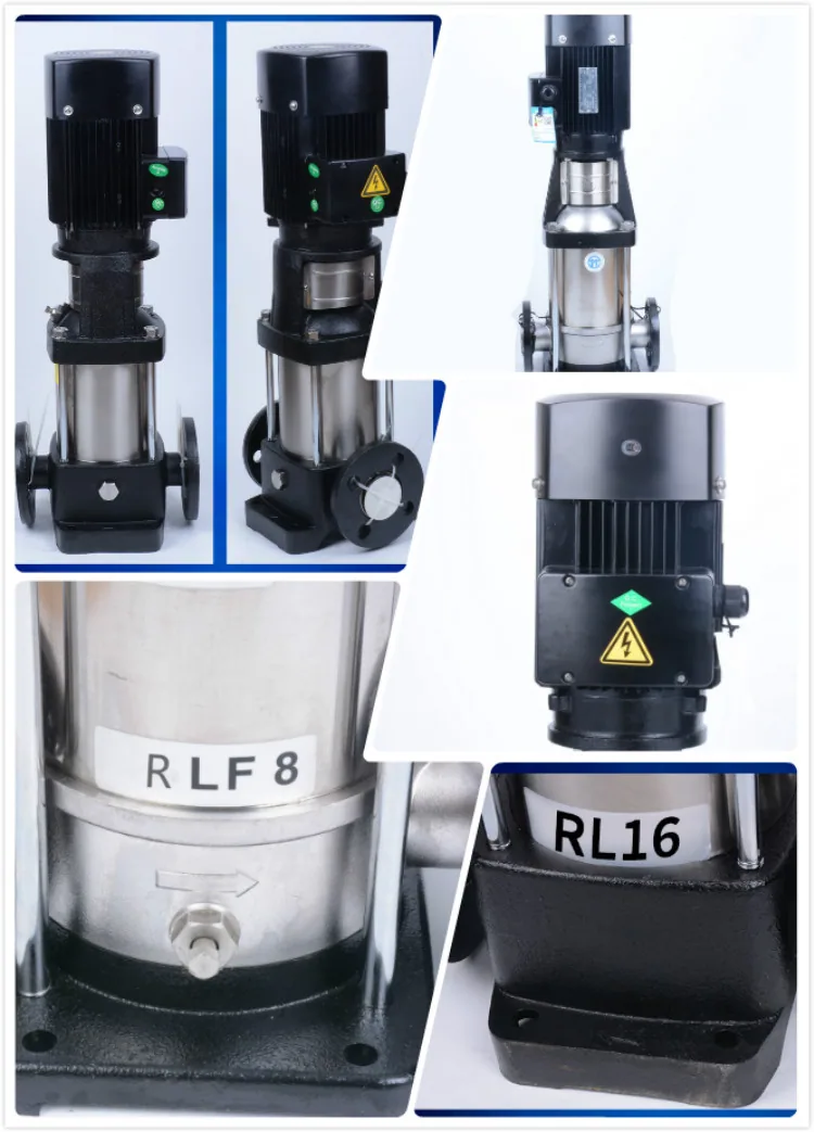 Nanyuan Pump Industry Water Pump Small Flow Centrifugal Pump SS304 Stainless Steel Pump NYP High Head Vertical Multi-stage Pump 5