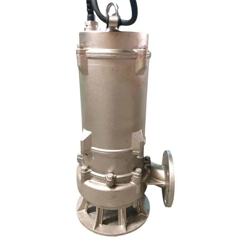 Corrosion Resistant Sewage Pump 100WQP80-15-7.5KW Stainless Steel Sewage Pump 4 Inch Submersible Pump Single Submersible Sewage 2