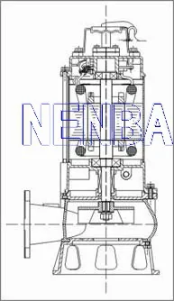 Corrosion Resistant Sewage Pump 100WQP80-15-7.5KW Stainless Steel Sewage Pump 4 Inch Submersible Pump Single Submersible Sewage 9