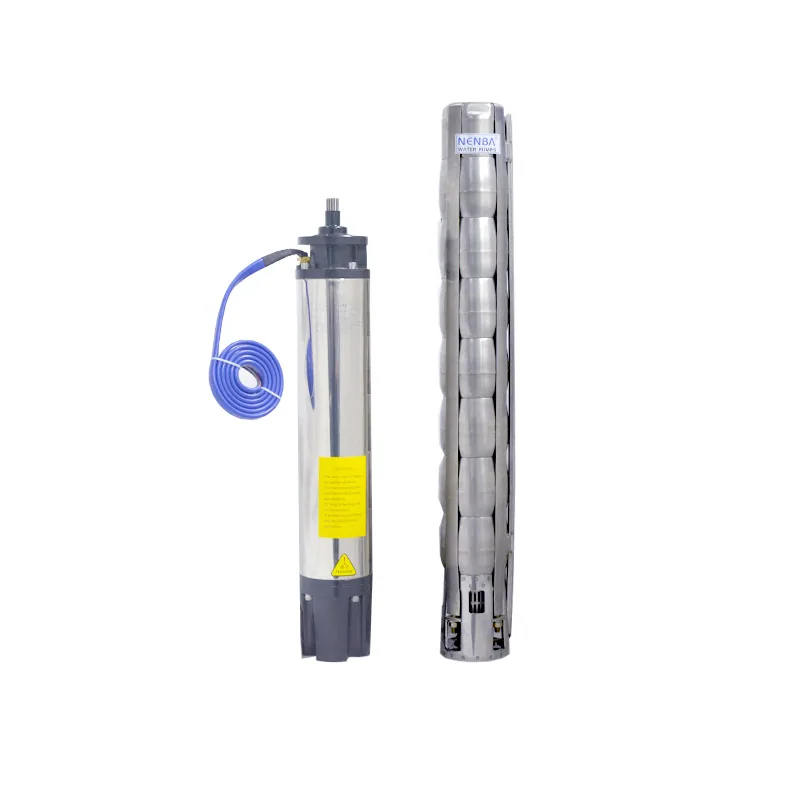 Tauchpumpe 6SP Brunnenpumpe mit großem Durchfluss Mehrstufige Wasserpumpe mit hoher Förderhöhe Edelstahl-Photovoltaik-Tiefwasserpumpenauswahl 2