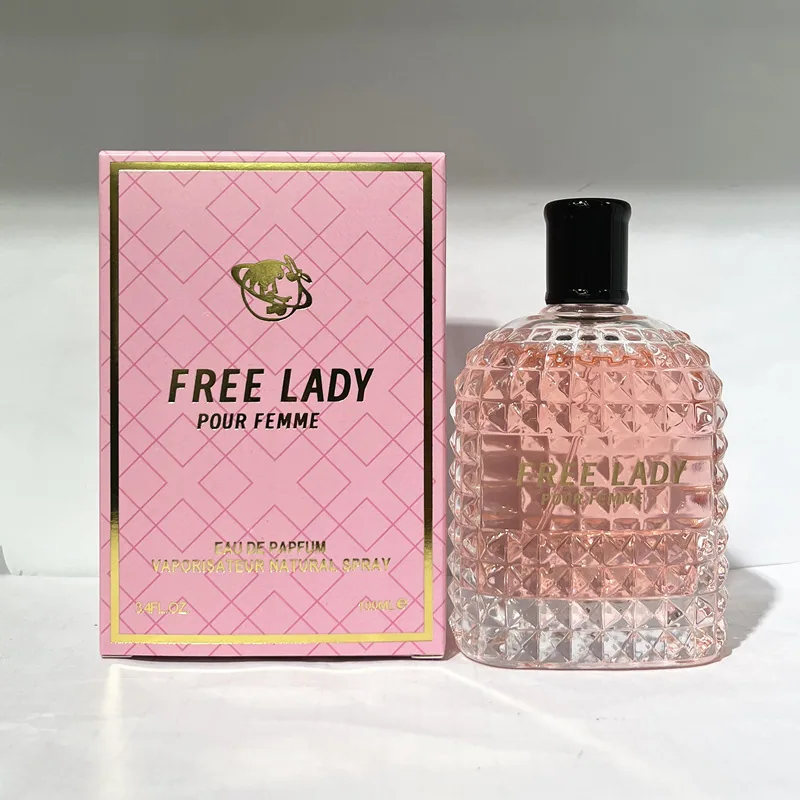 FREE LADY Pink Women's perfume Multicolor Style Available for Wholesale Directly from Yiwu Foreign Trade Factory