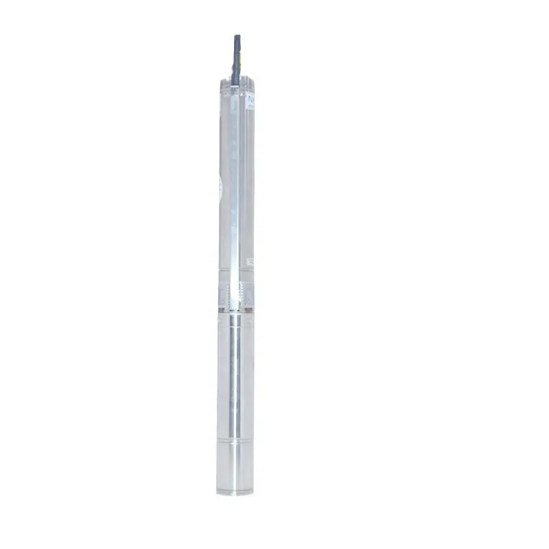 Supply deep well pump 25 caliber 4SJ stainless steel pump industrial submersible pump small flow high head white steel pump
