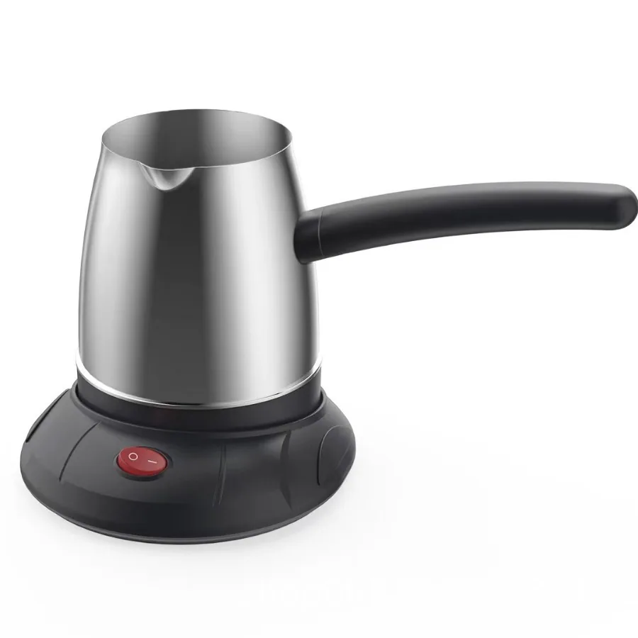 Foreign Trade Turkey 500ml Convenient Stainless Steel Mini Small Capacity Electric Hot Brewing Coffee Milk Factory with Handle 2