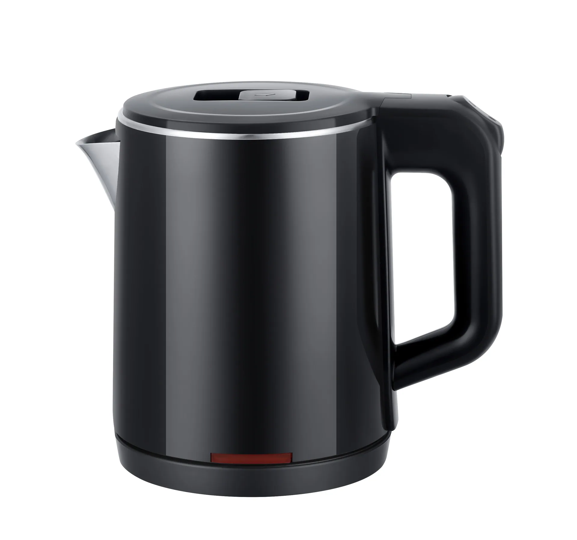 Foreign trade double-layer anti-scalding plastic 0.8 liter hotel European fast boil water and electricity kettle Lianjiang facto