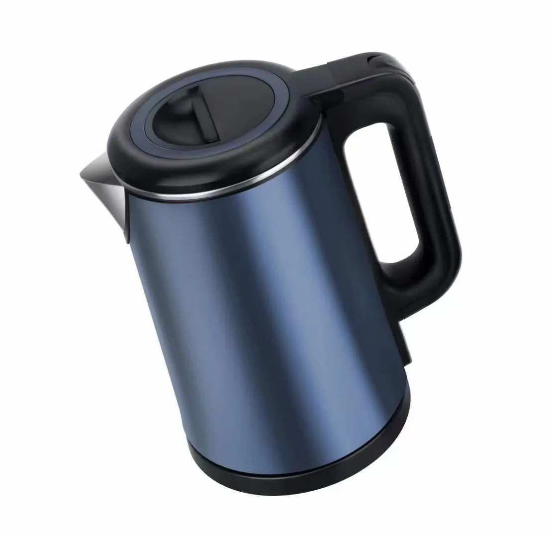 Commerce extérieur transfrontalier couleur acier intégré britannique insert 2,0 litres en acier inoxydable double couche couvercle de bombe bouilloire sans soudure 2