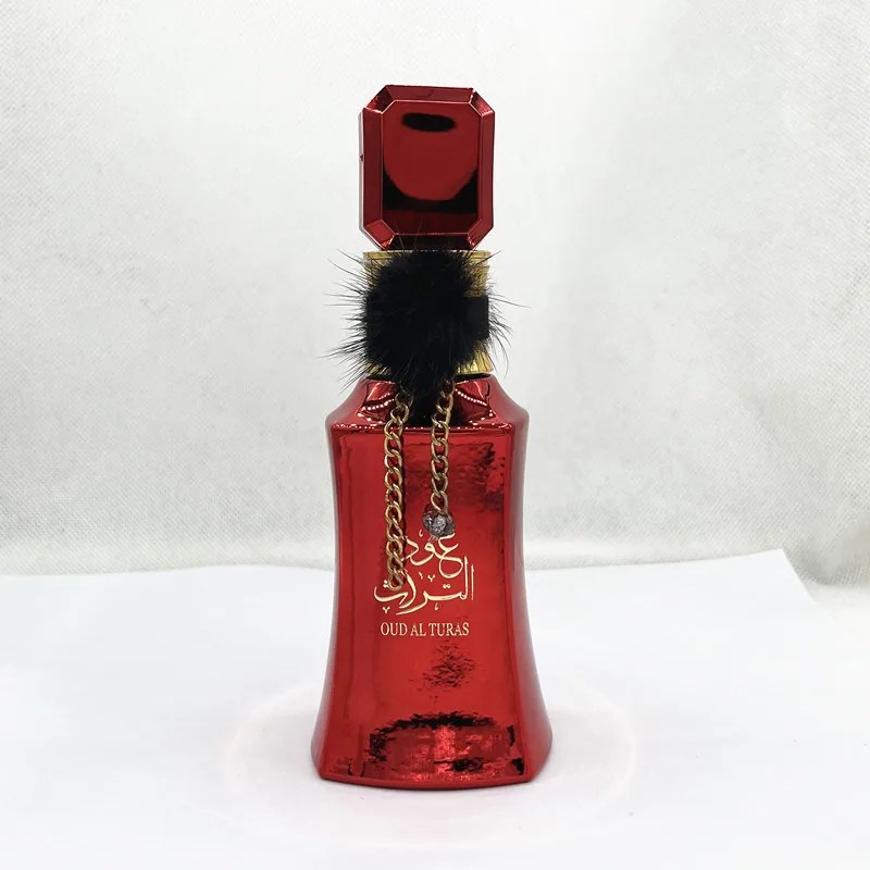 OUD AL TURAS Big Red Festive Mystery Middle East Dubai Arabian Lady Temperament Pendant Plush Perfume 6
