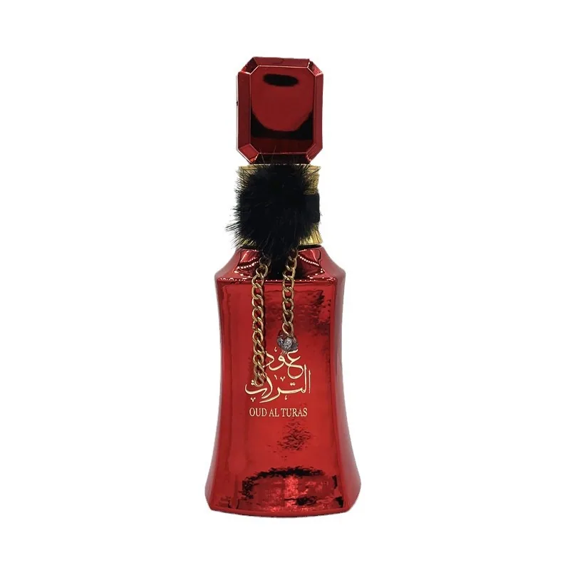 OUD AL TURAS Big Red Festive Mystery Middle East Dubai Arabian Lady Temperament Pendant Plush Perfume 3