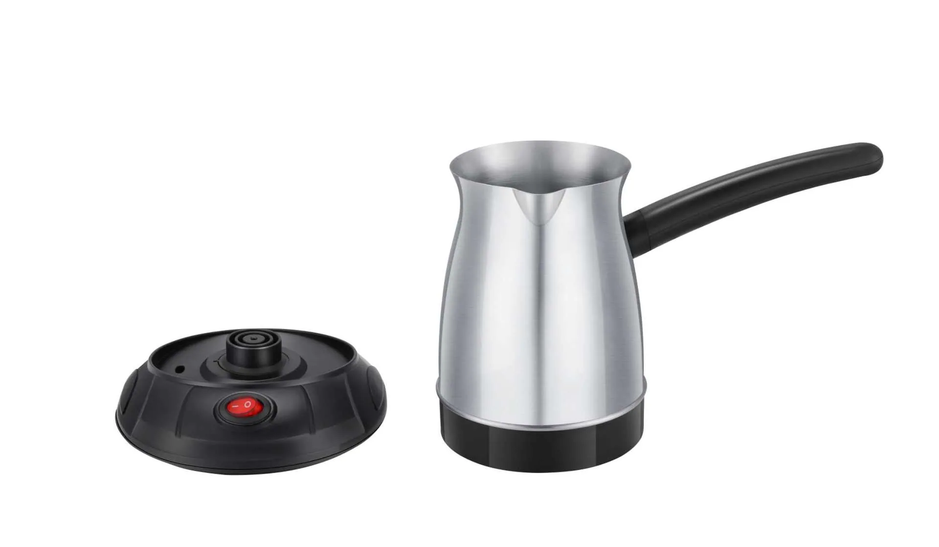 Cross-border foreign trade 1.0L stainless steel electric heating boiling water boiling kettle hotel tea bar set pot Lianjiang fa 8