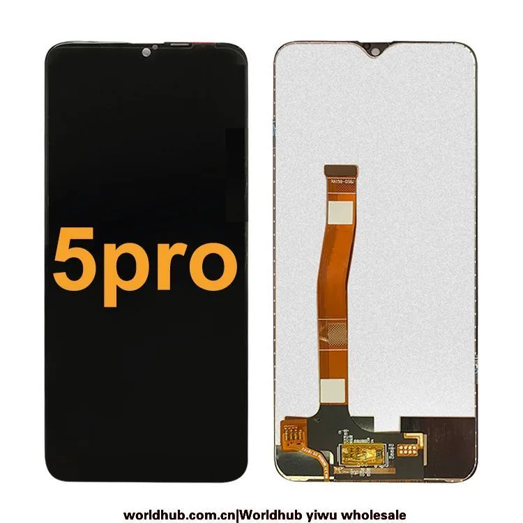 Realme 5pro экраны, Realme Q LCD айнек дисплей, ички жана тышкы экран ЖК үчүн ылайыктуу 3