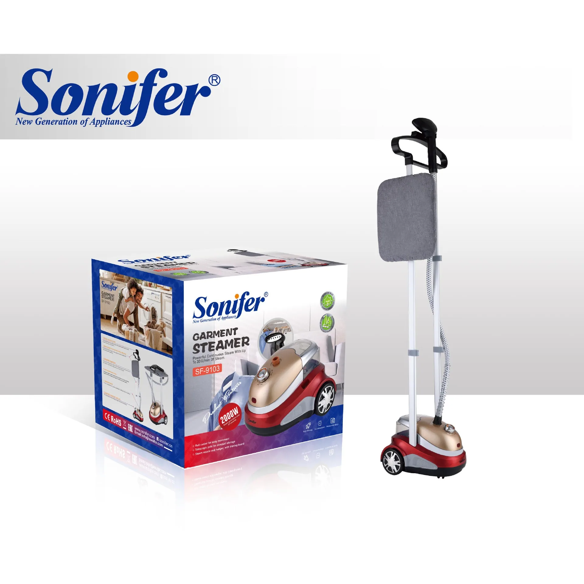 Sonifer SF-9103 New Cross-border European High-Power Garment Steamer 5