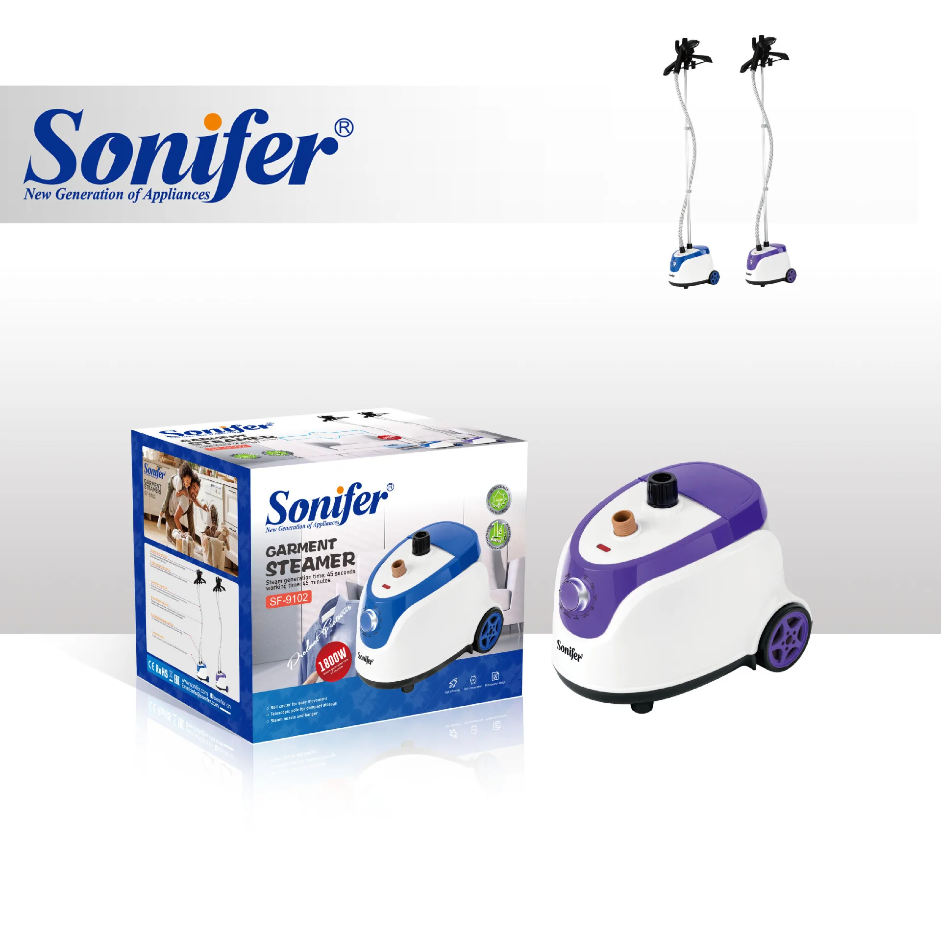 Sonifer SF-9102 New Cross-border European High-Power Household Garment Steamer