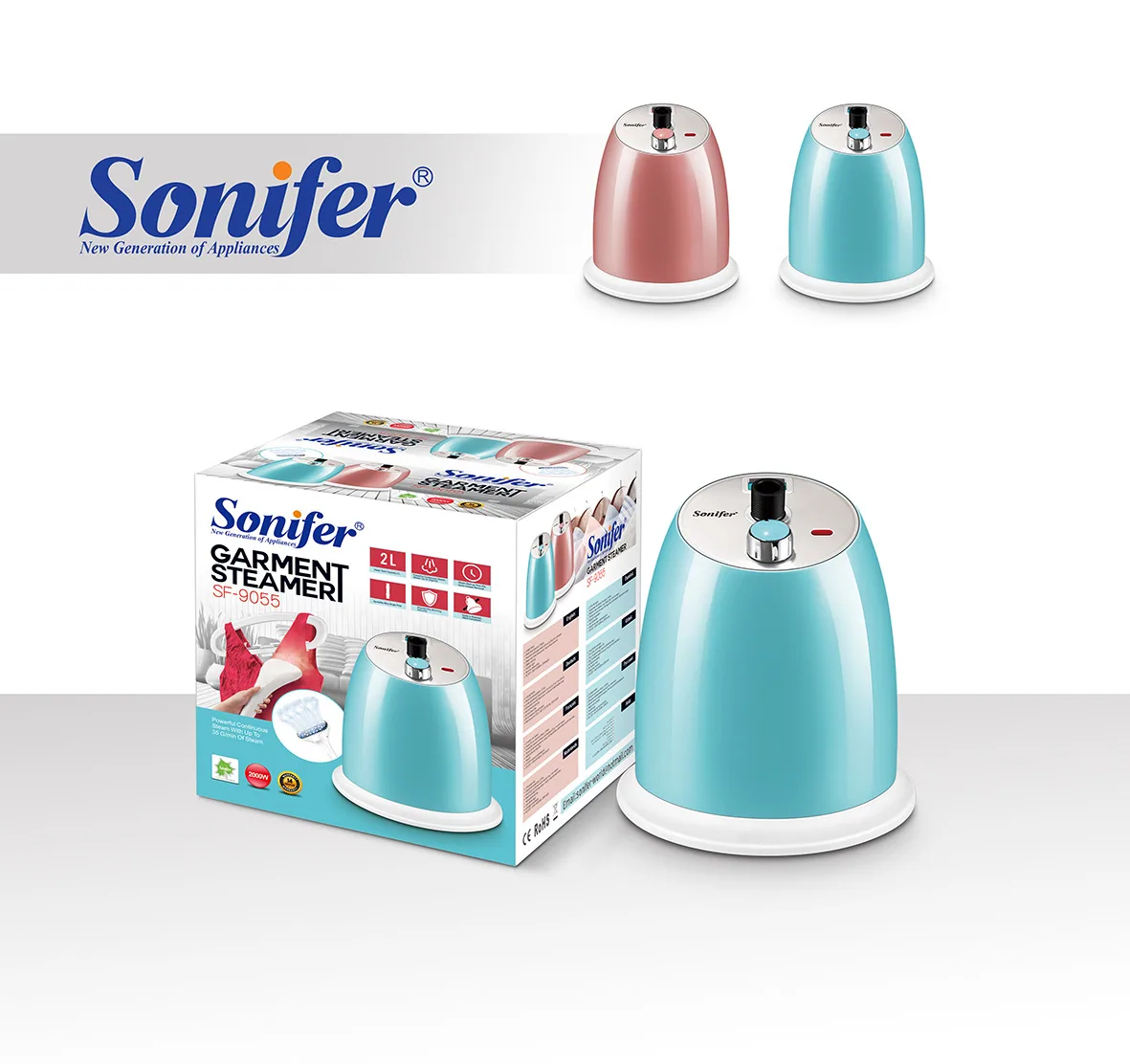 Sonifer SF-9055 Cross-border European 2000W Household Clothes Wrinkle Removal, Sterilization and Disinfection Steam Garment Stea 7