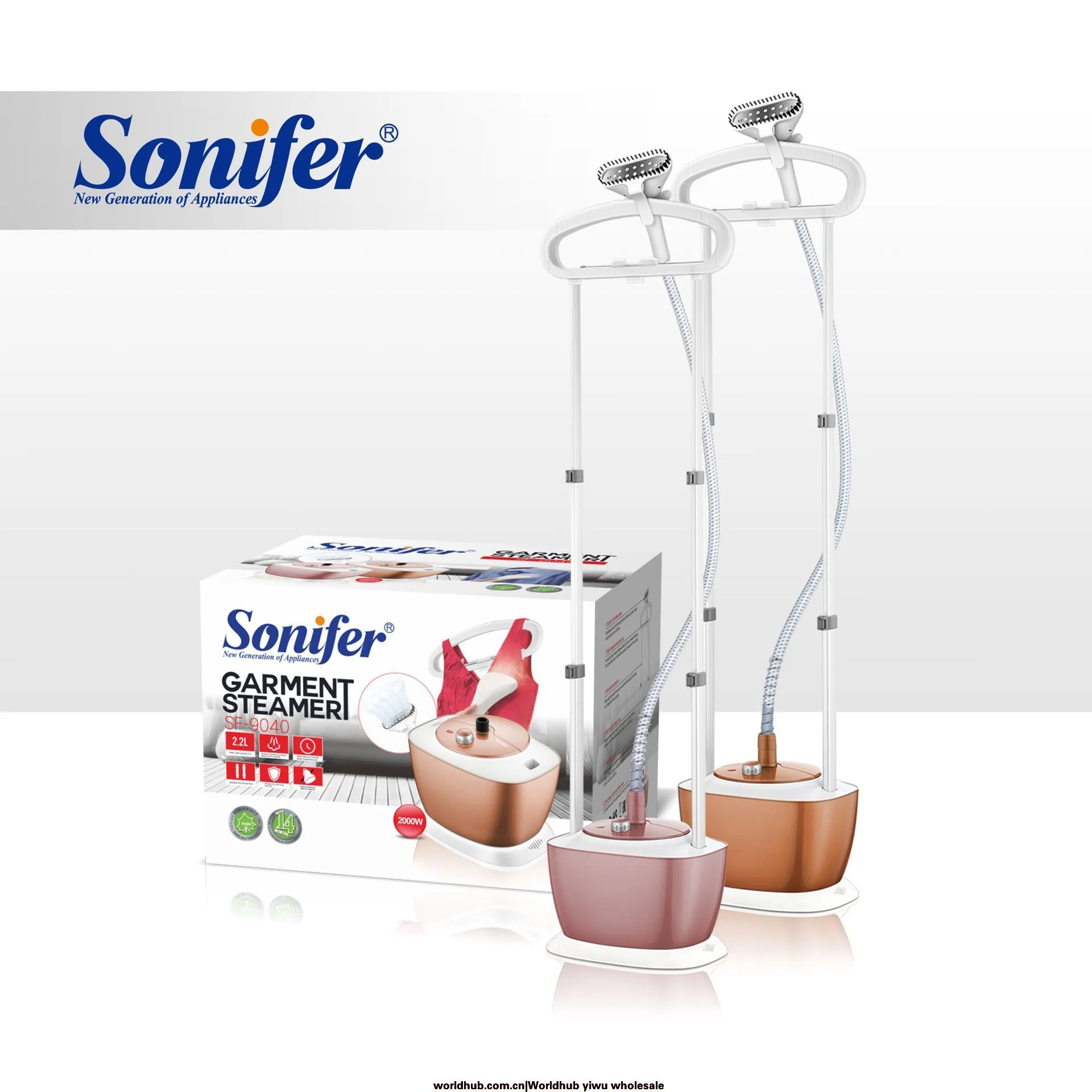 Sonifer SF-9040 ข้ามพรมแดนเสื้อผ้าที่ใช้ในครัวเรือนกำลังสูงของยุโรปกำจัดริ้วรอยฆ่าเชื้อและนึ่งไอน้ำ 2