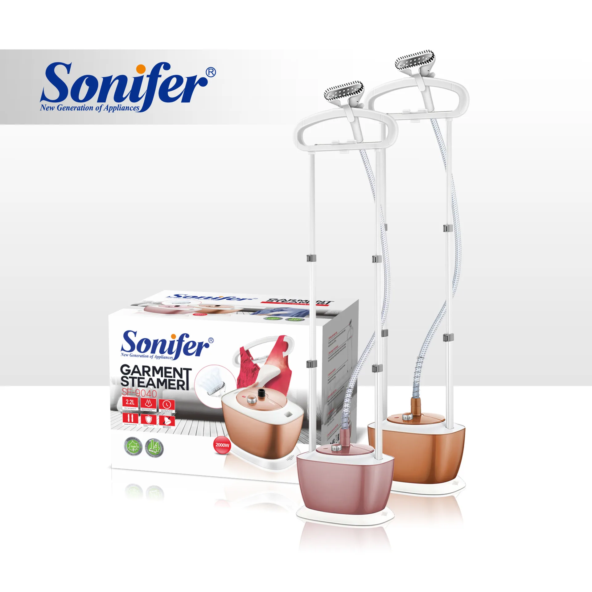 Sonifer SF-9040 ข้ามพรมแดนเสื้อผ้าที่ใช้ในครัวเรือนกำลังสูงของยุโรปกำจัดริ้วรอยฆ่าเชื้อและนึ่งไอน้ำ 6