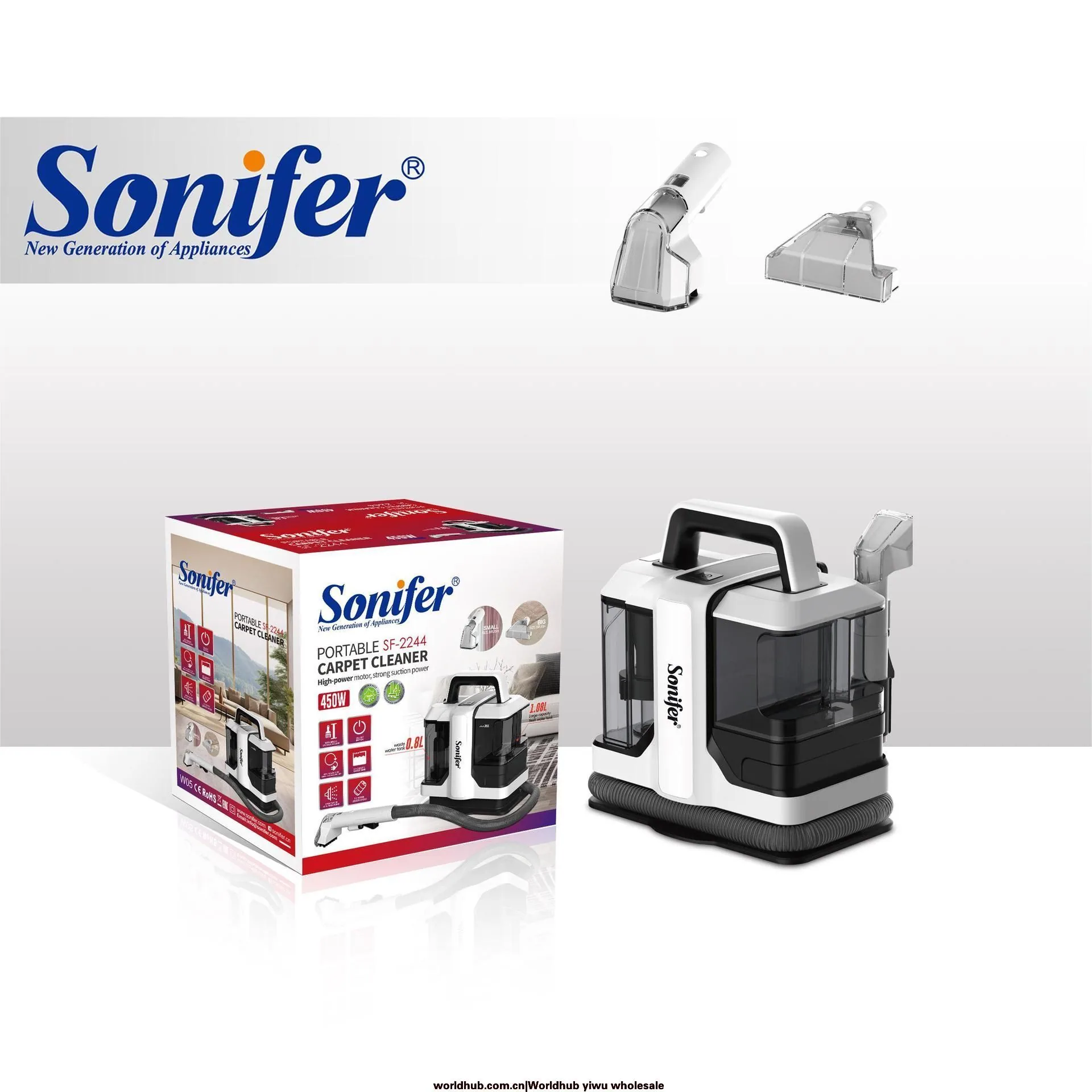 Sonifer SF-2244 Cross-border Household European Sofa Art Cleaning Machine Multifunctional Carpet Cleaning Machine 3