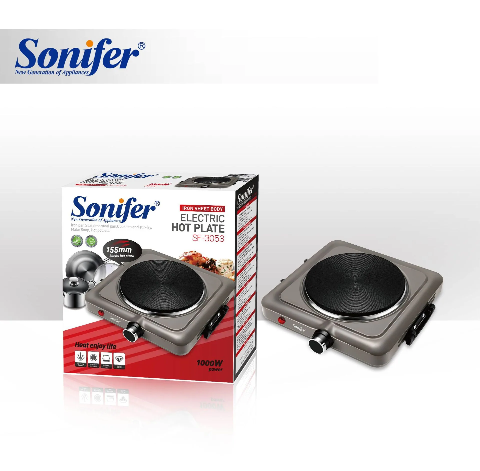 Sonifer Electric Hotplate SF-3053 Electric Stove 3