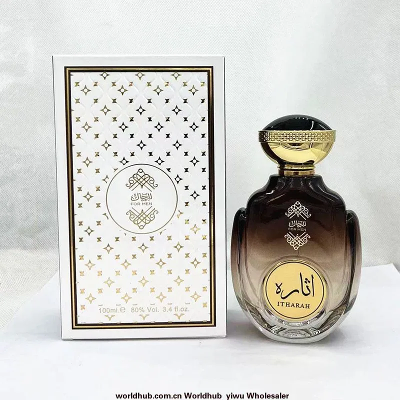 Men's ITHARAH Gradual Brown Arabic Classical Style Dubai perfume Detail Close up, Yiwu Oou Import and Export Co., Ltd. Cross 