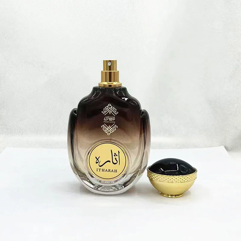 Men's ITHARAH Gradual Brown Arabic Classical Style Dubai perfume Details, Yiwu cross-border foreign trade manufacturers whole