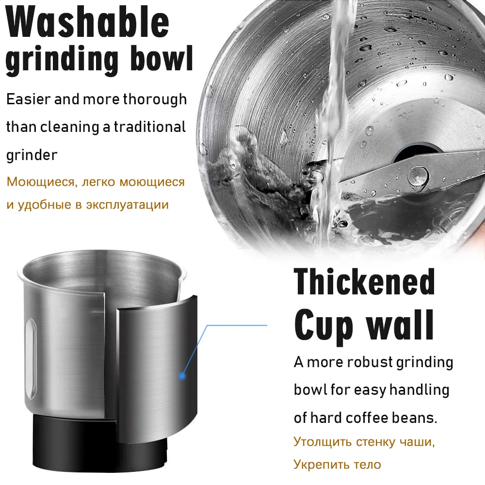 sonifer Automatic Coffee Bean Grinder Electric Grinder Coffee Grinder SF-3527 5