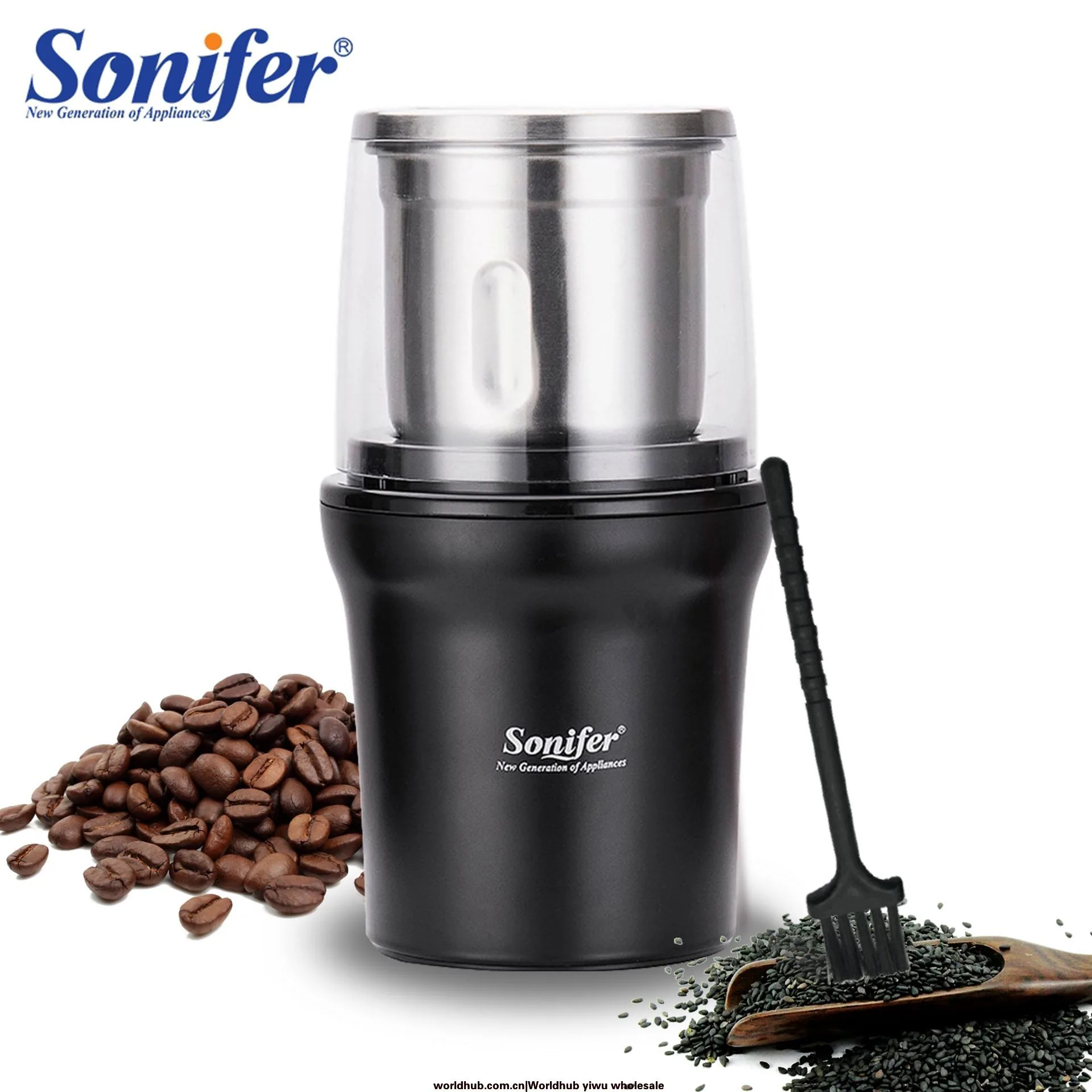 sonifer Automatic Coffee Bean Grinder Electric Grinder Coffee Grinder SF-3527 4
