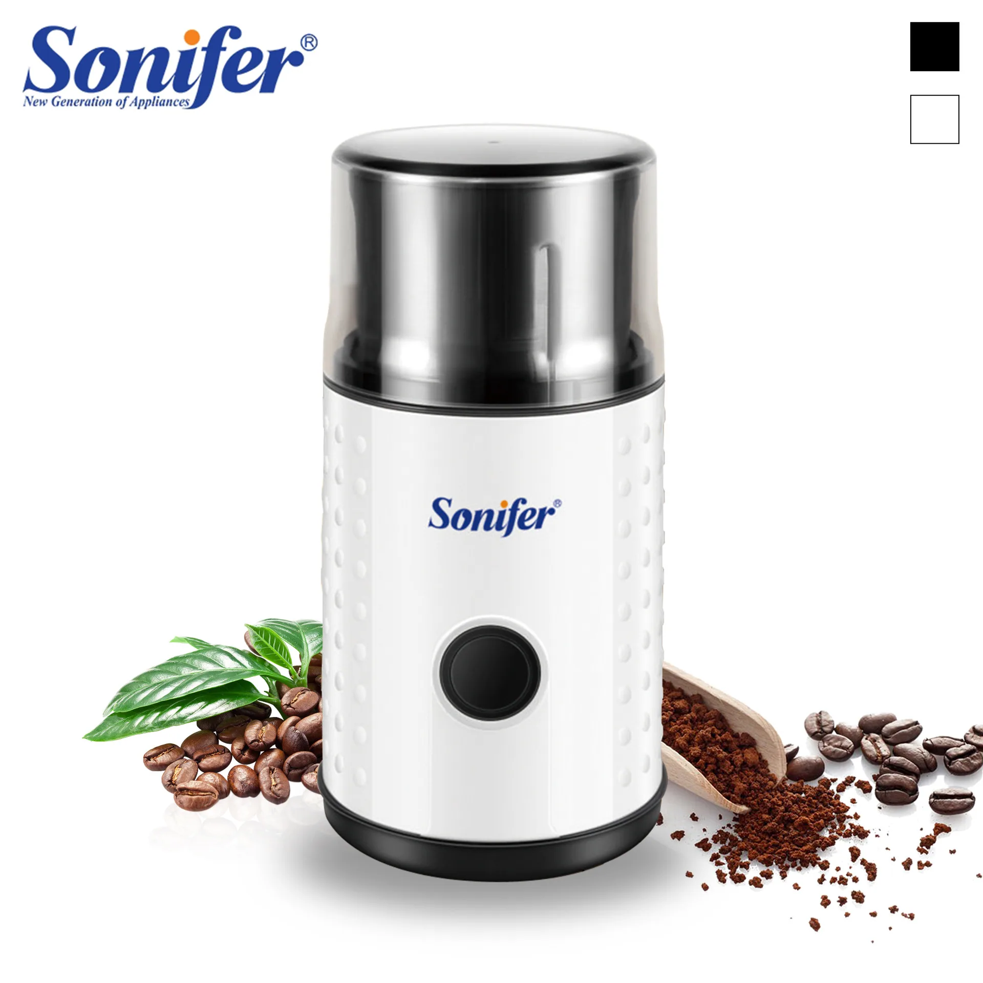 sonifer Automatic Coffee Bean Grinder Electric Grinder Coffee Grinder SF-3537