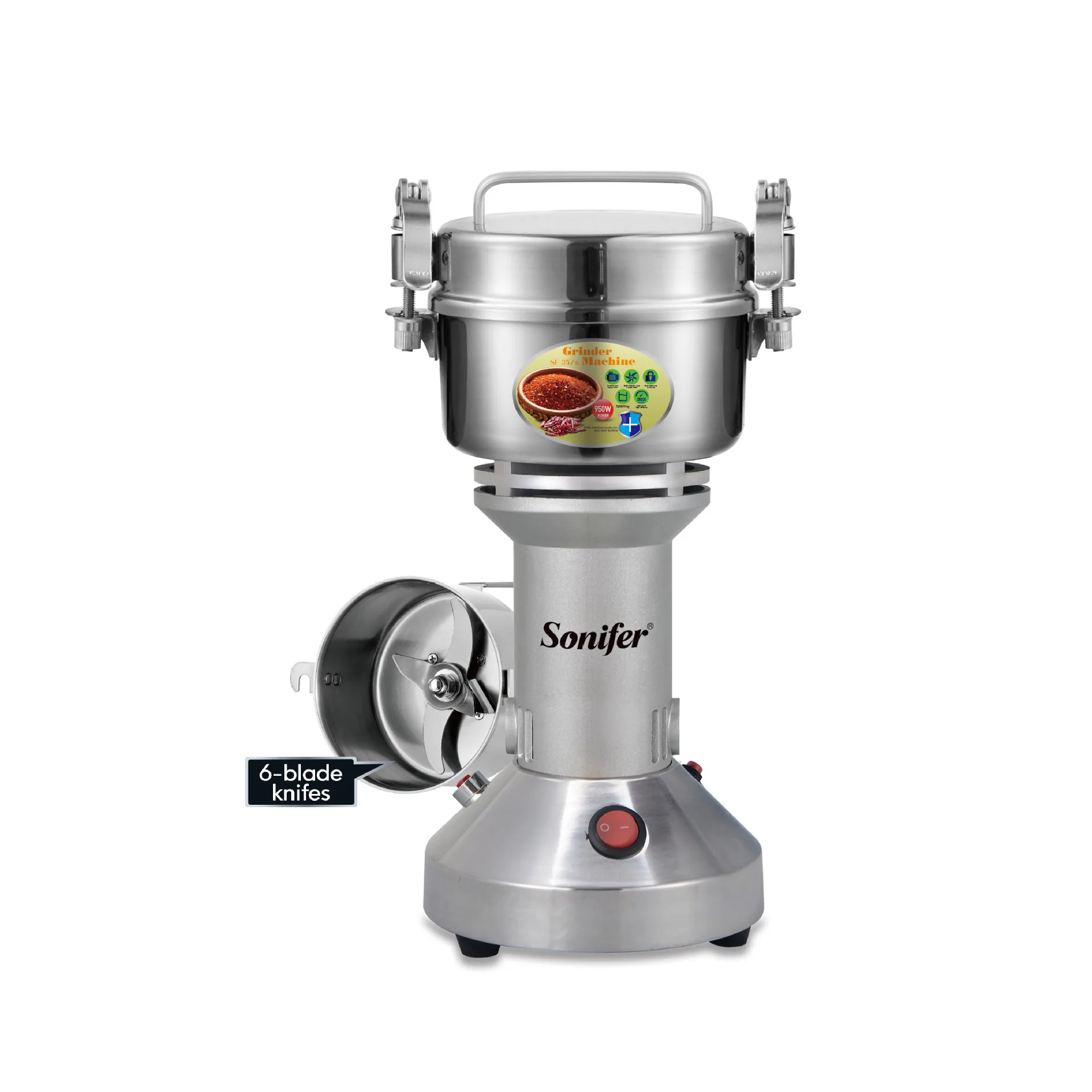 sonifer Automatic Coffee Bean Grinder Electric Grinder Coffee Grinder SF-3576 5