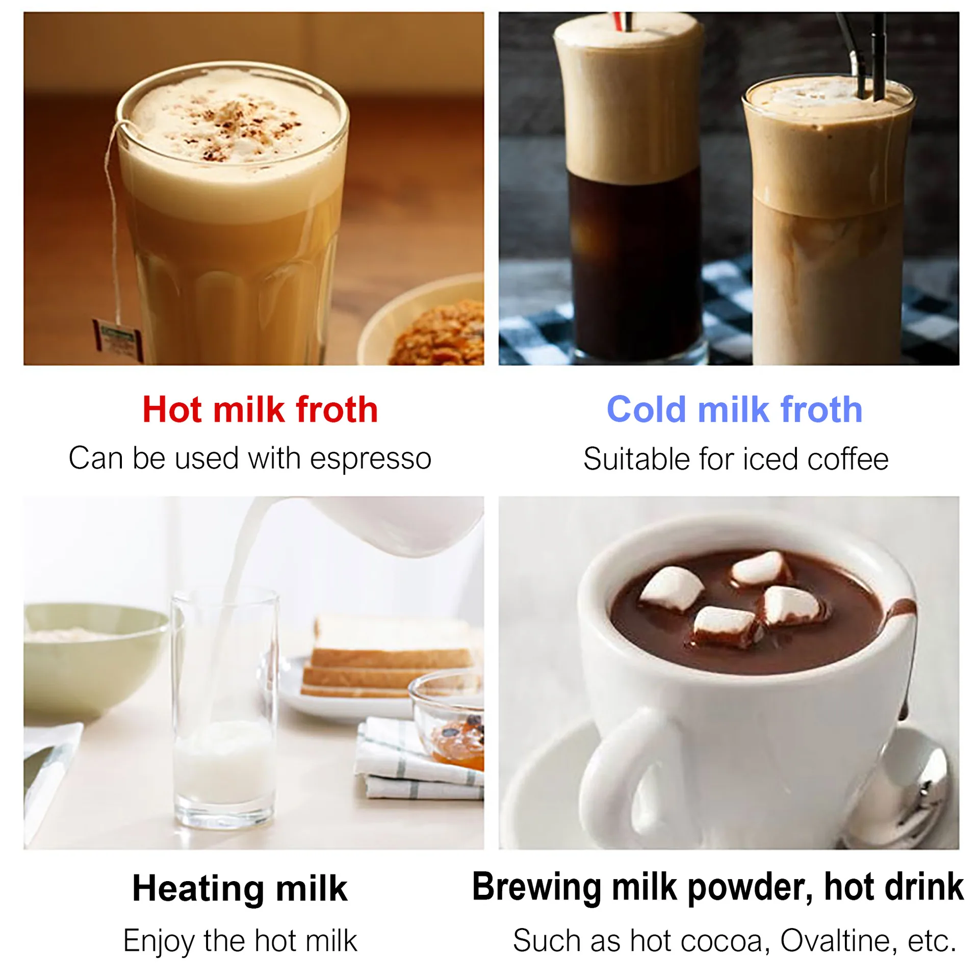Sonifer Household Milk Frother Electric Frother Heated Milk Frother SF-3550 6