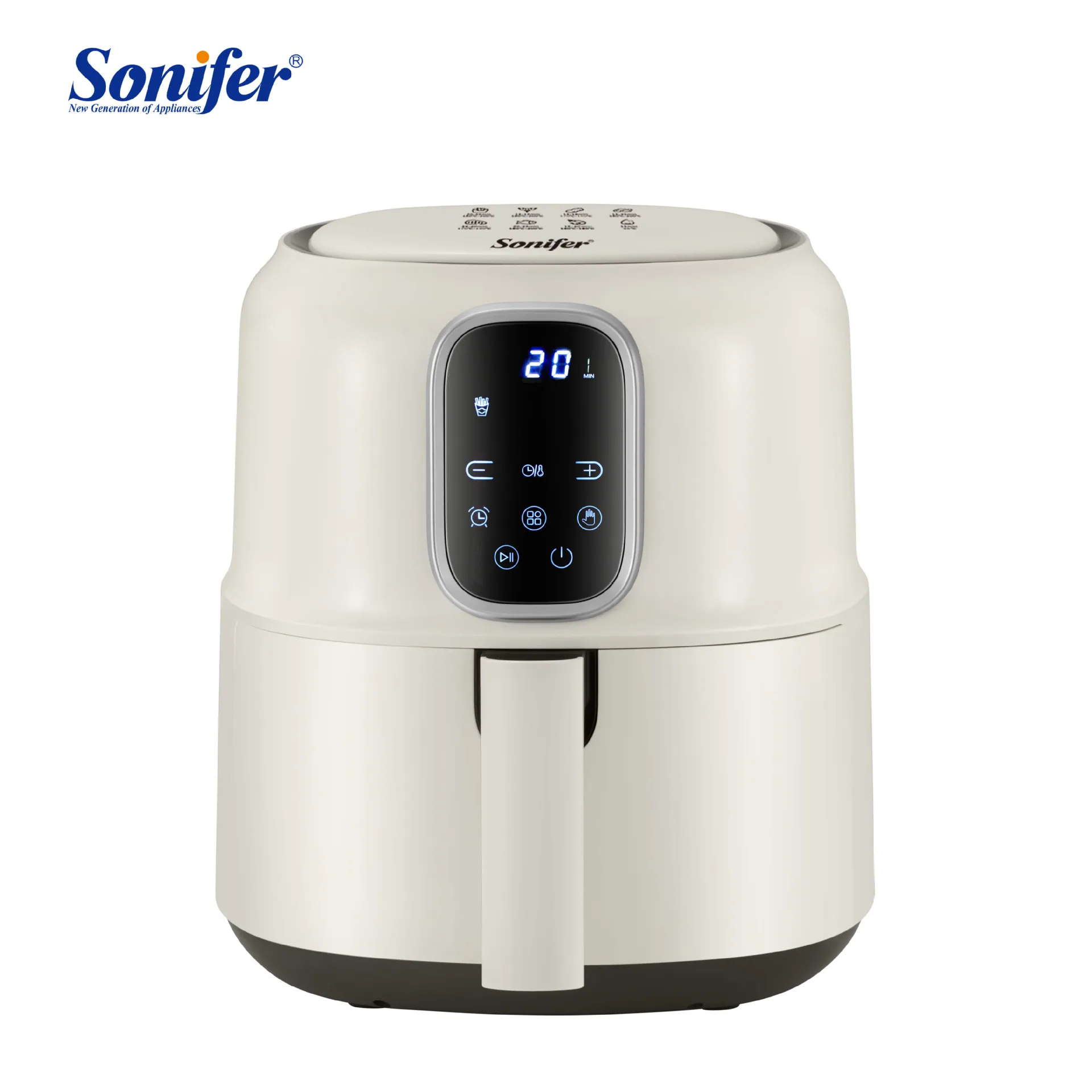 Sonifer Home Kitchen Multi-function Large Capacity Touch Screen Display White 4.8L Air Fryer SF-1035 3