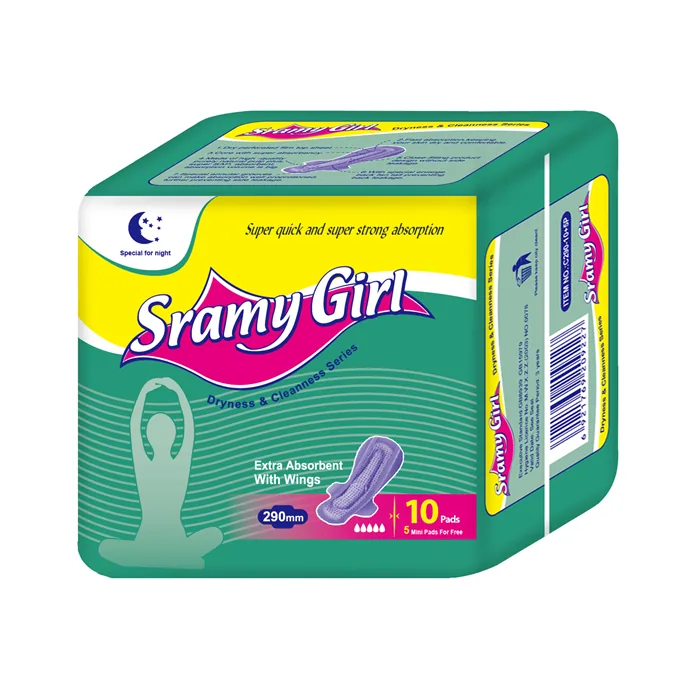 Super fast super strong sanitary napkin absoption SRAMY GRIL 290ML