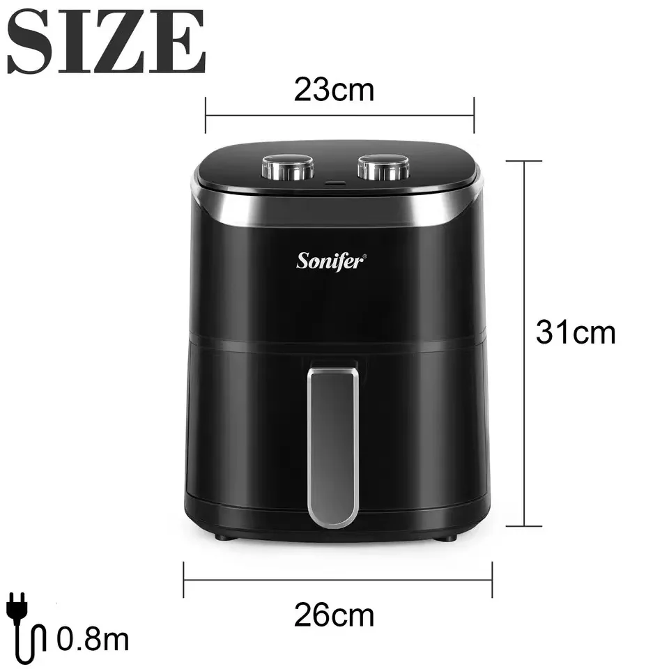 Sonifer Household 4,2L Smart Air Fryer Elektroofen SF-1009 7
