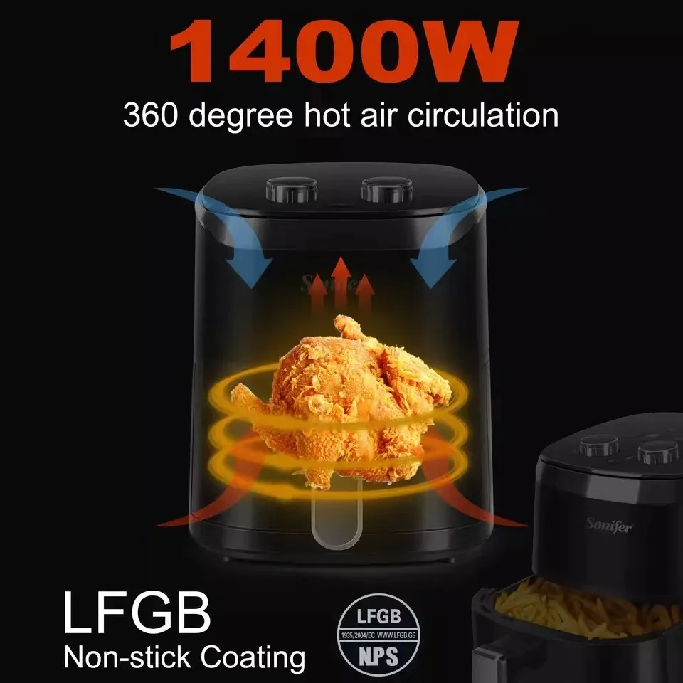 Sonifer Household 4,2L Smart Air Fryer Elektroofen SF-1009 8