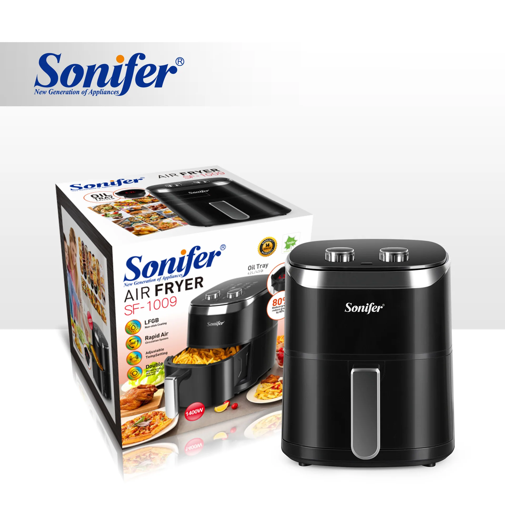 Sonifer Household 4,2L Smart Air Fryer Elektroofen SF-1009 15