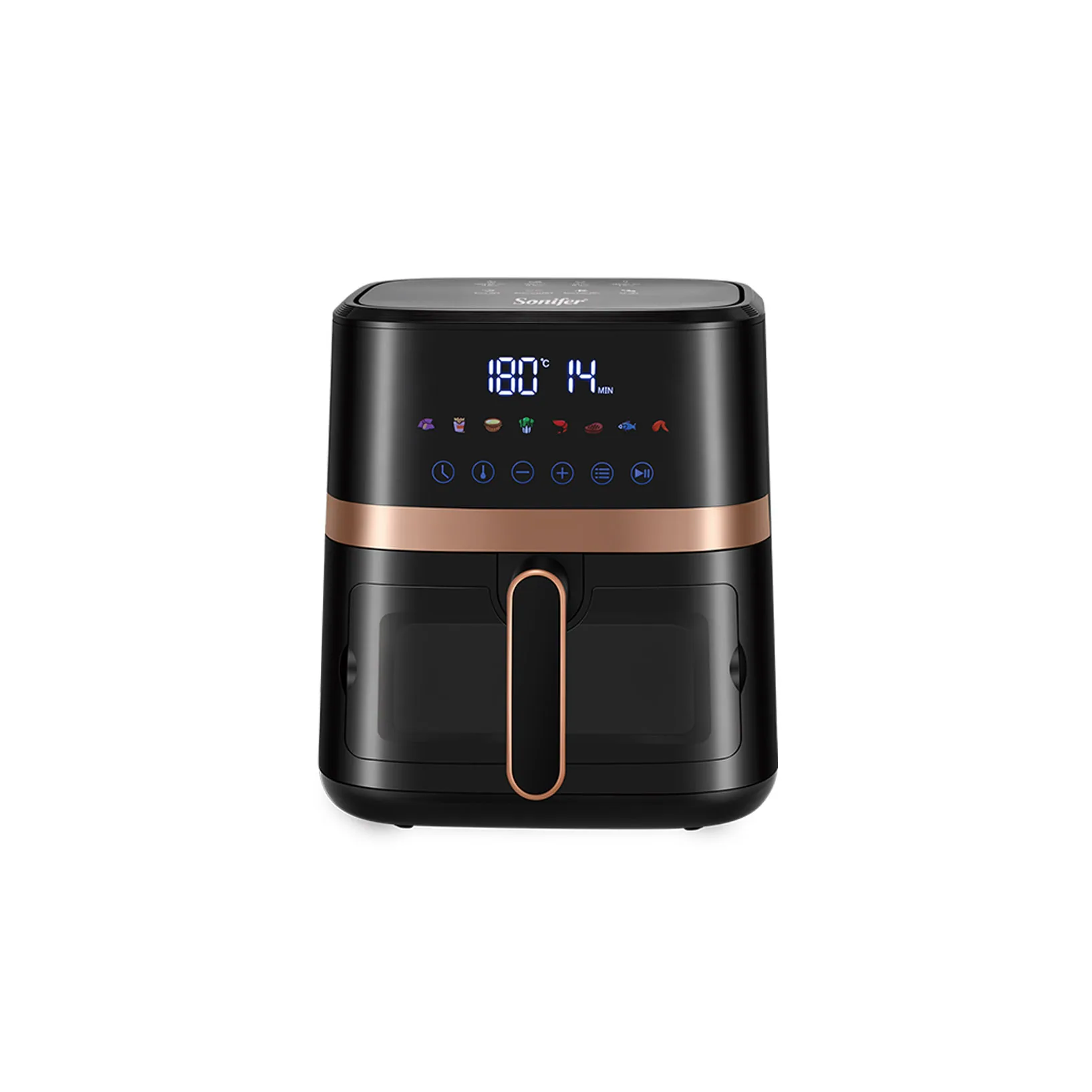Sonifer New Air Fryer 5.5L Touchscreen LED Electric Oven with Visible Window SF-1015 2