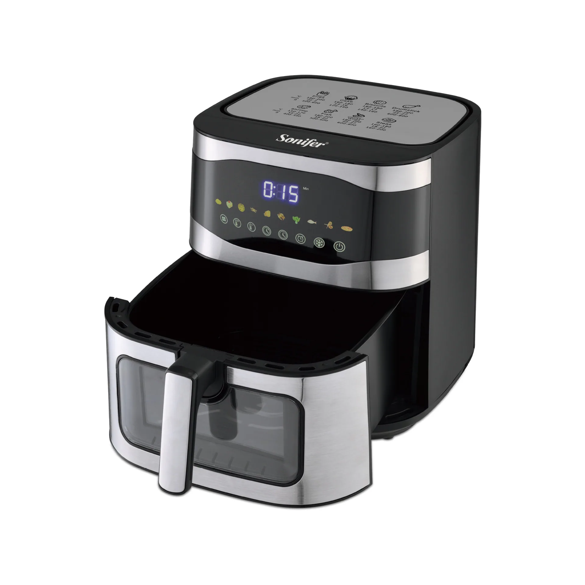 Sonifer SF-1041 Home 9L Touch Screen Visual Electric Fryer Multifunctional Air Fryer Air Fryer 8