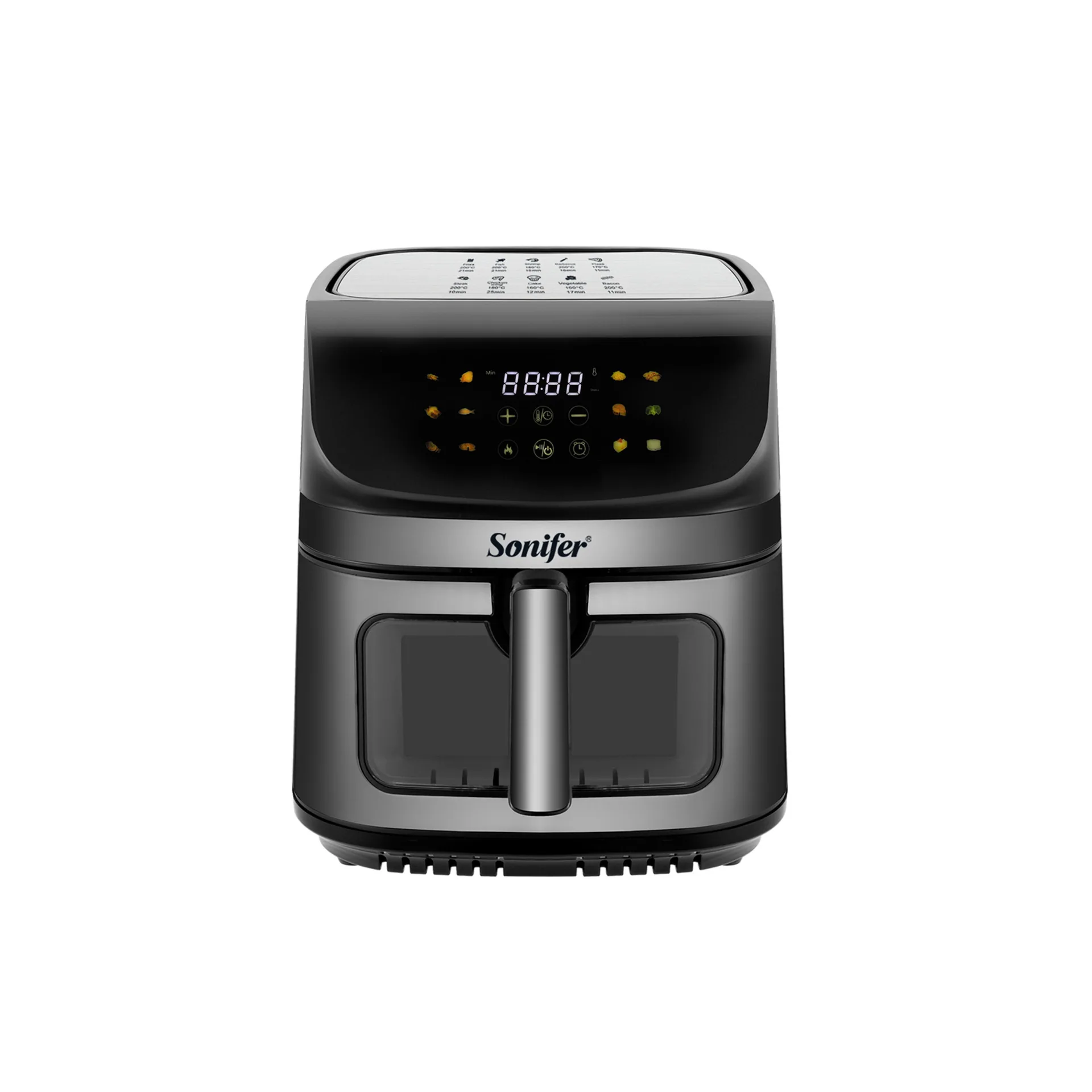 Sonifer SF-1040 8.8L หน้าจอสัมผัสอัจฉริยะหม้อทอดไฟฟ้าหม้อทอดอากาศสำหรับใช้ในบ้านหม้อทอดอากาศ 7