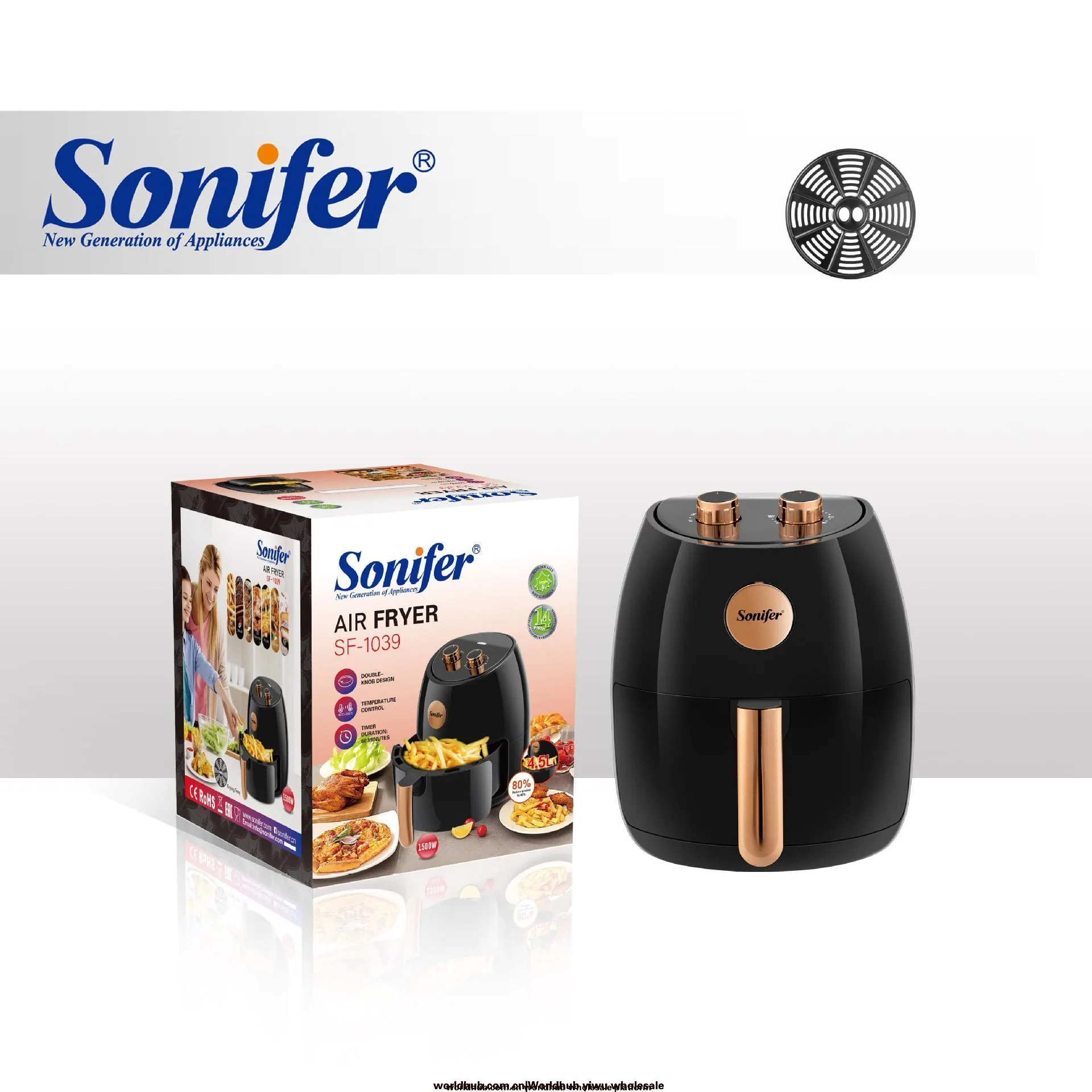 Sonifer Air Fryer Household 4.5L Multifunctional Oil-Free Electric Fryer SF-1039 3