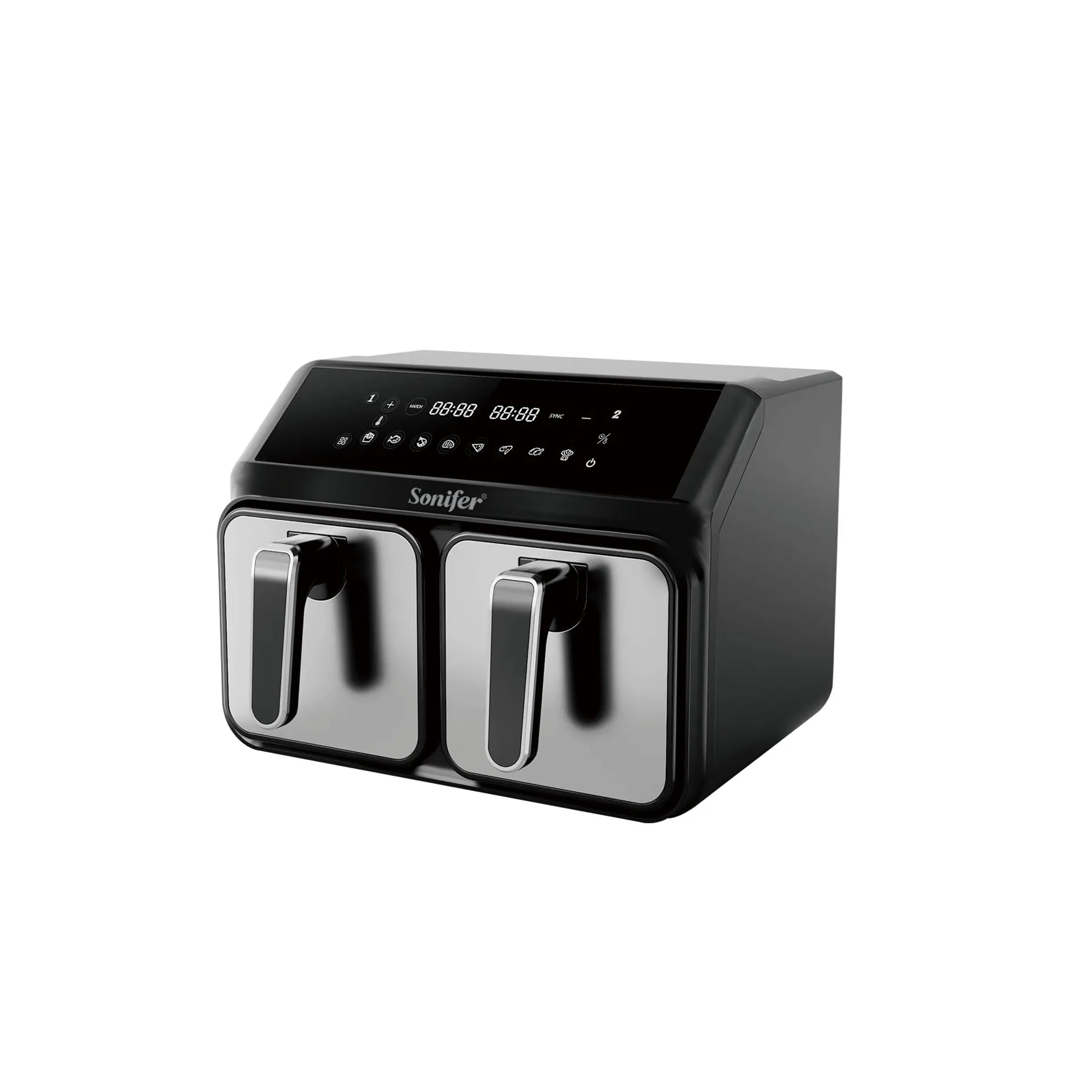 Sonifer SF-1038 Cross-border Home Kitchen Multifunctional 4L*2 Air Fryer 2