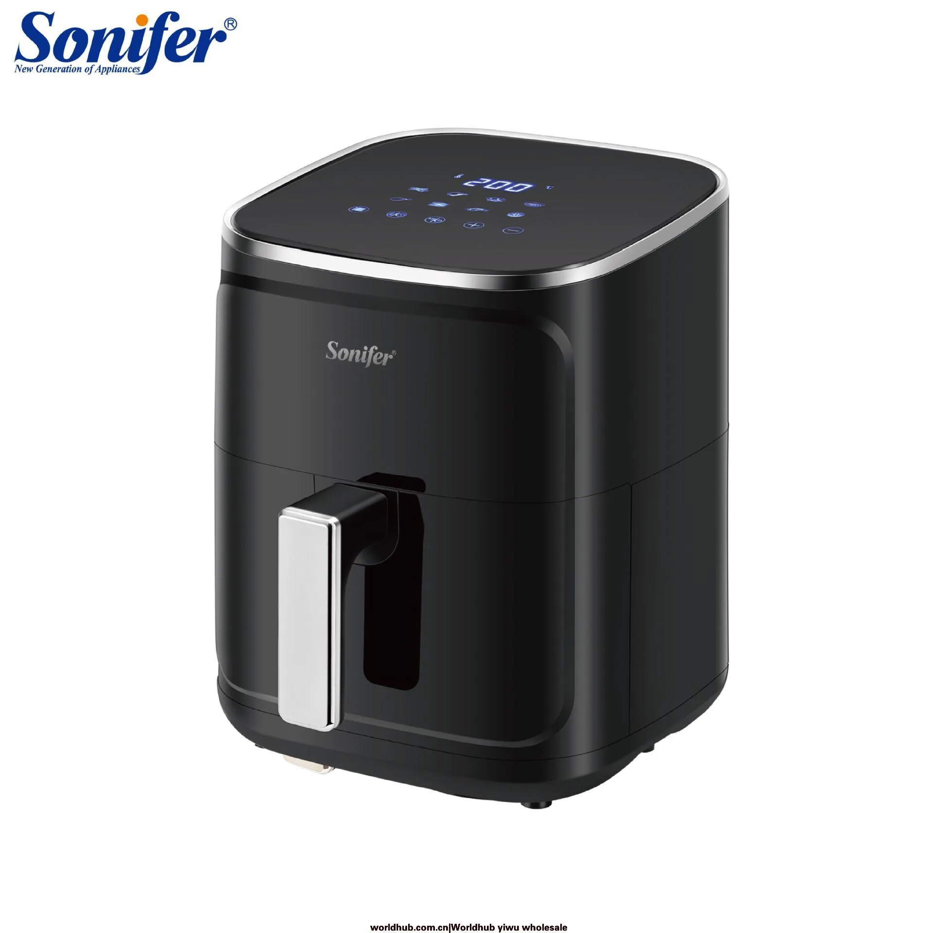 Sonifer New Cross-Border Home Kitchen Multi-function 4.5L Touch Screen Display Air Fryer SF-1025