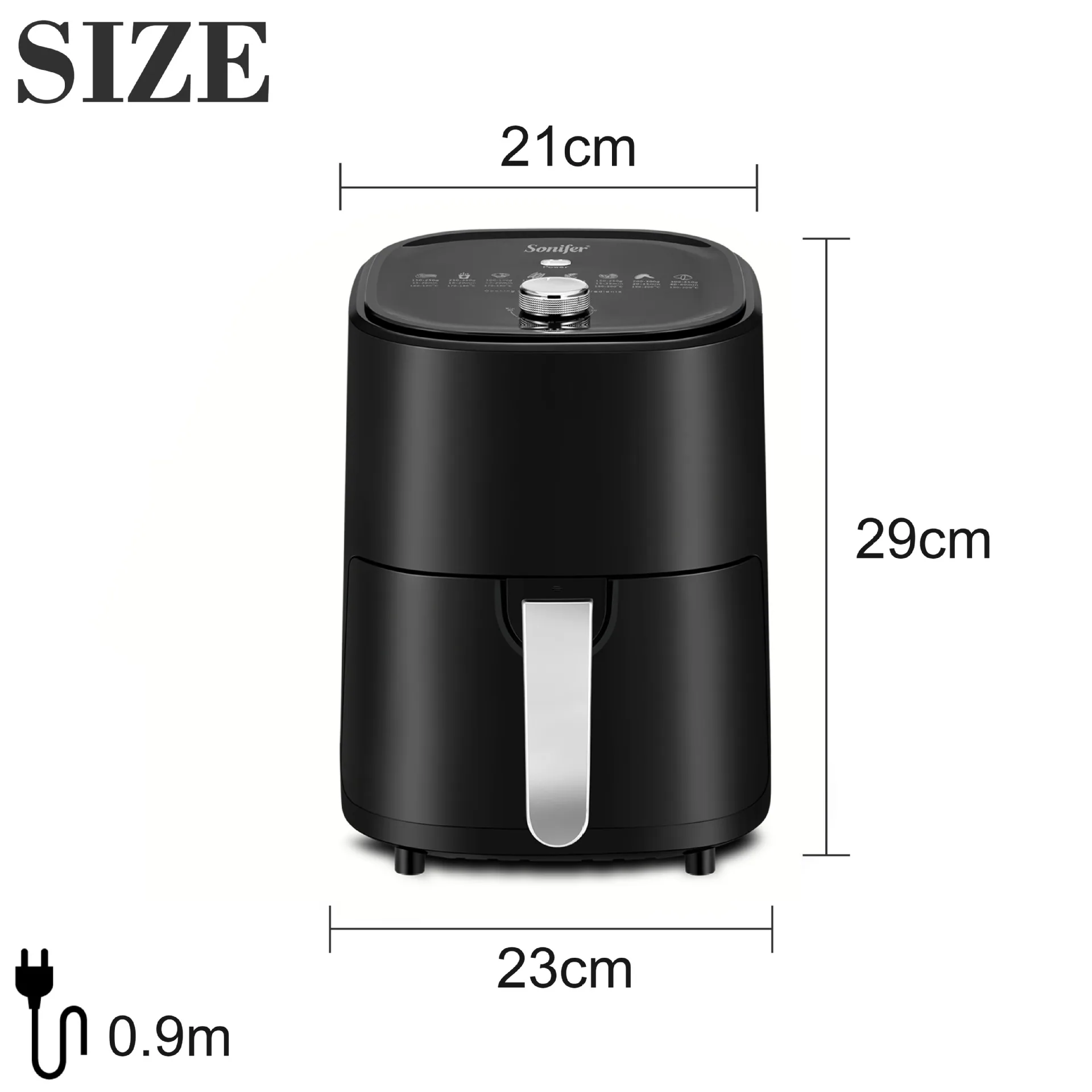 Sonifer European Household Kitchen Multifunctional 2.8L Air Fryer SF-1022