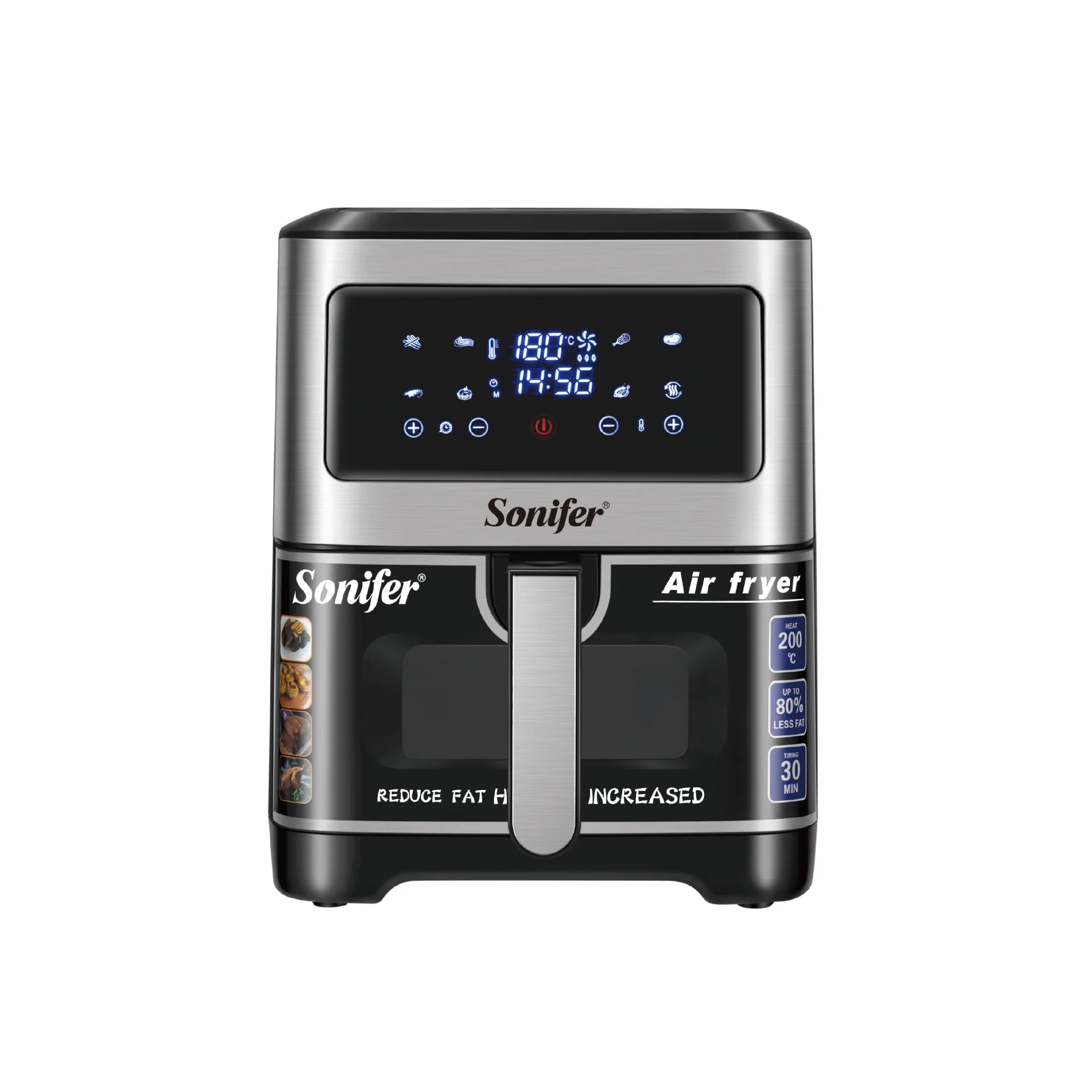 Sonifer Cuisine Multifonction Grande Capacité Écran Tactile Visible 6,5L Friteuse à Air SF-1028 3