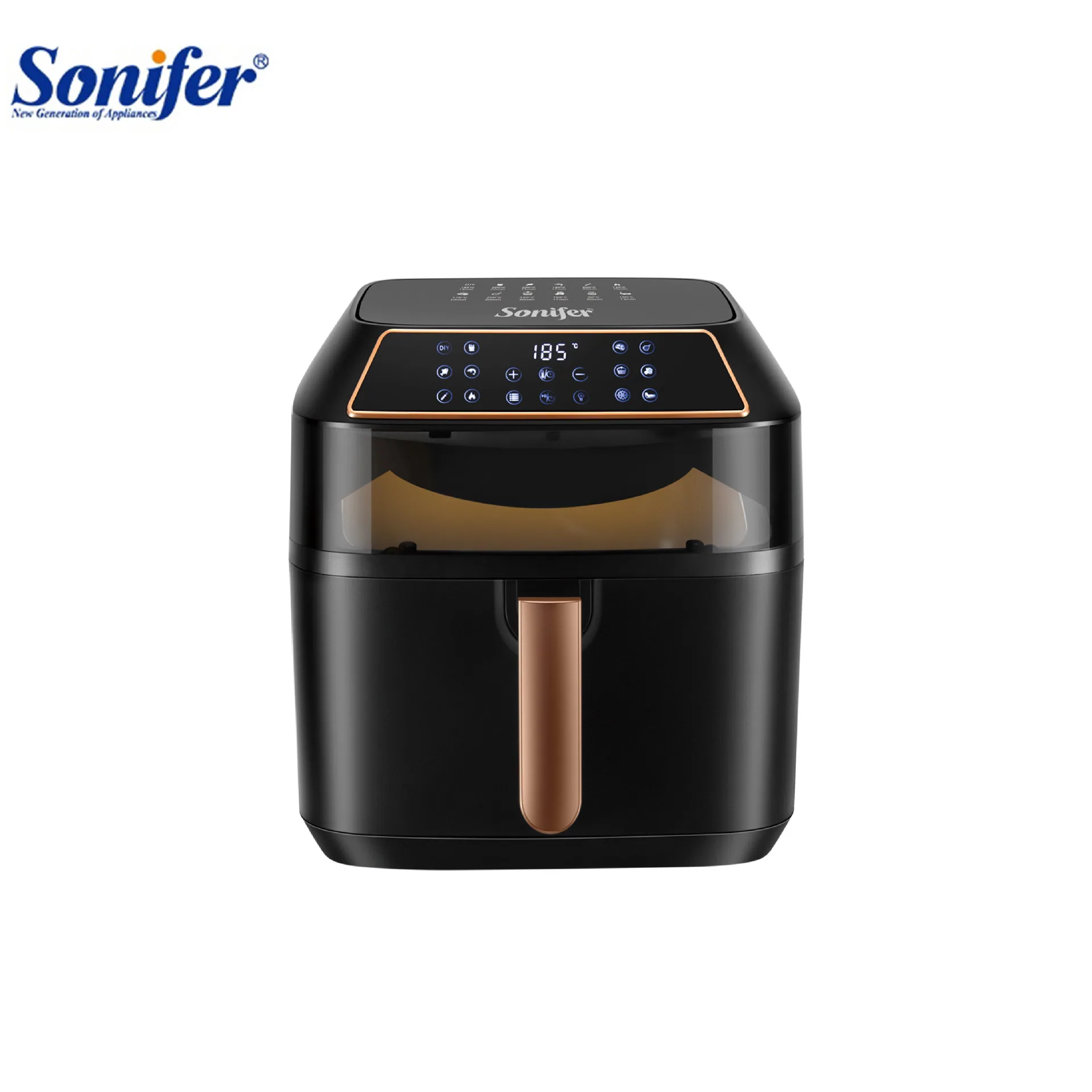 Sonifer Home Kitchen Multi-function Large Capacity Touch Screen Display Visible 8L Air Fryer SF-1030 2