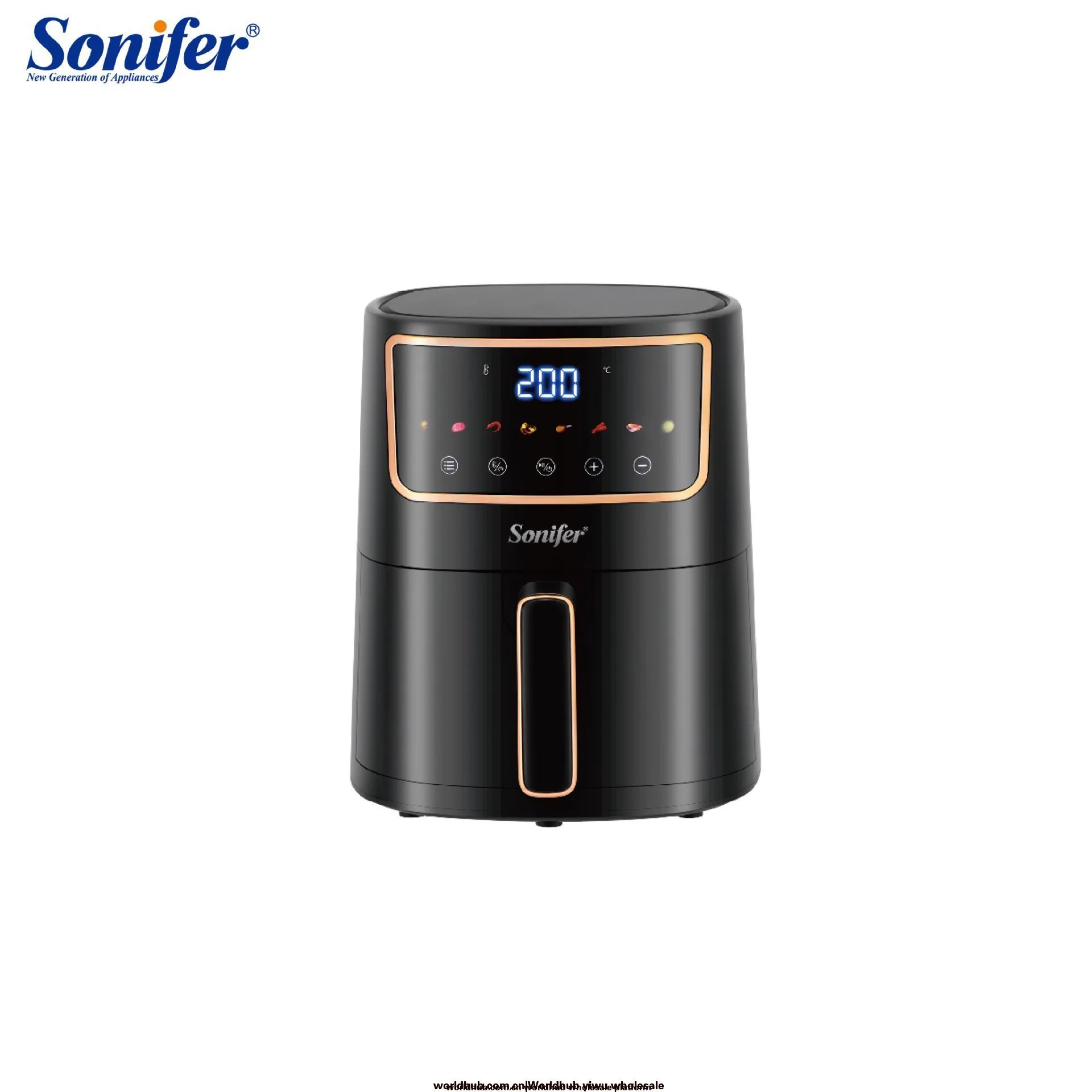 Sonifer New European Cross-border Home Kitchen Multi-function 4.1L CNC Screen Display Air Fryer SF-10