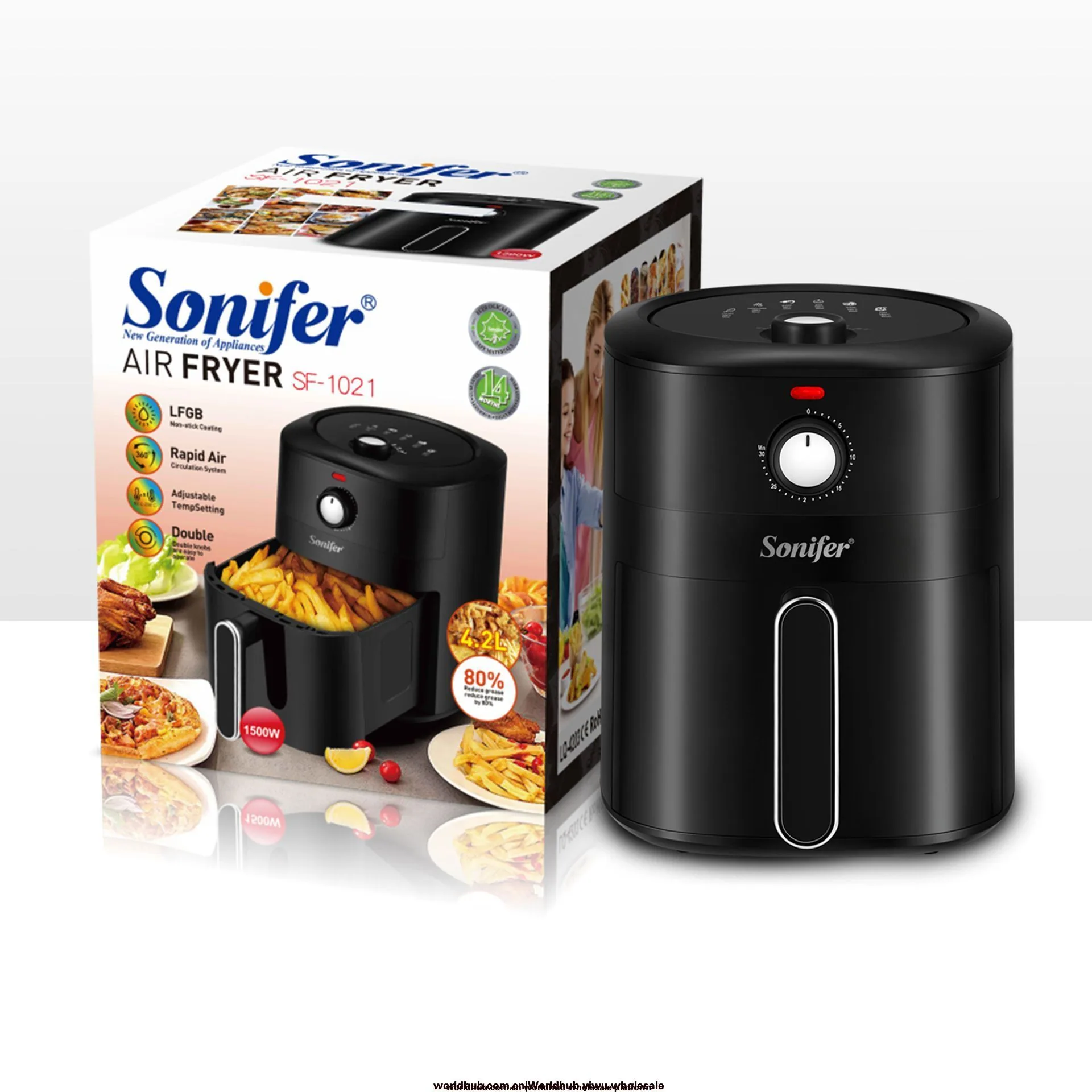 Sonifer Multifunctional 4.2L Air Fryer SF-1021 for Cross-Border Home Kitchen