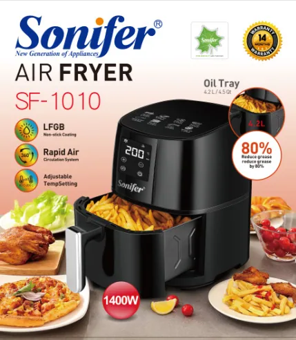 Sonifer Cross-border Smart Air Fryer Healthy Fries Machine for Home Use 4.2L SF-1010 6