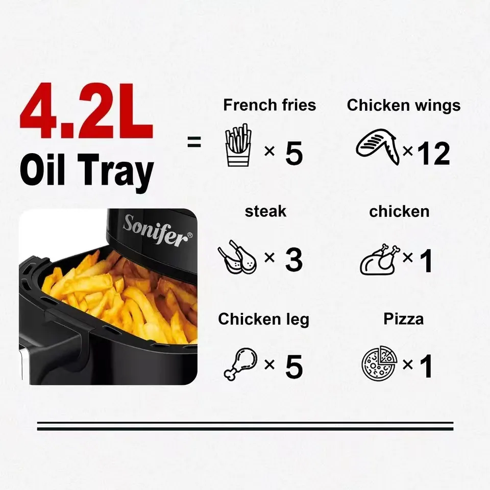 Sonifer Cross-border Smart Air Fryer Healthy Fries Machine for Home Use 4.2L SF-1010 5