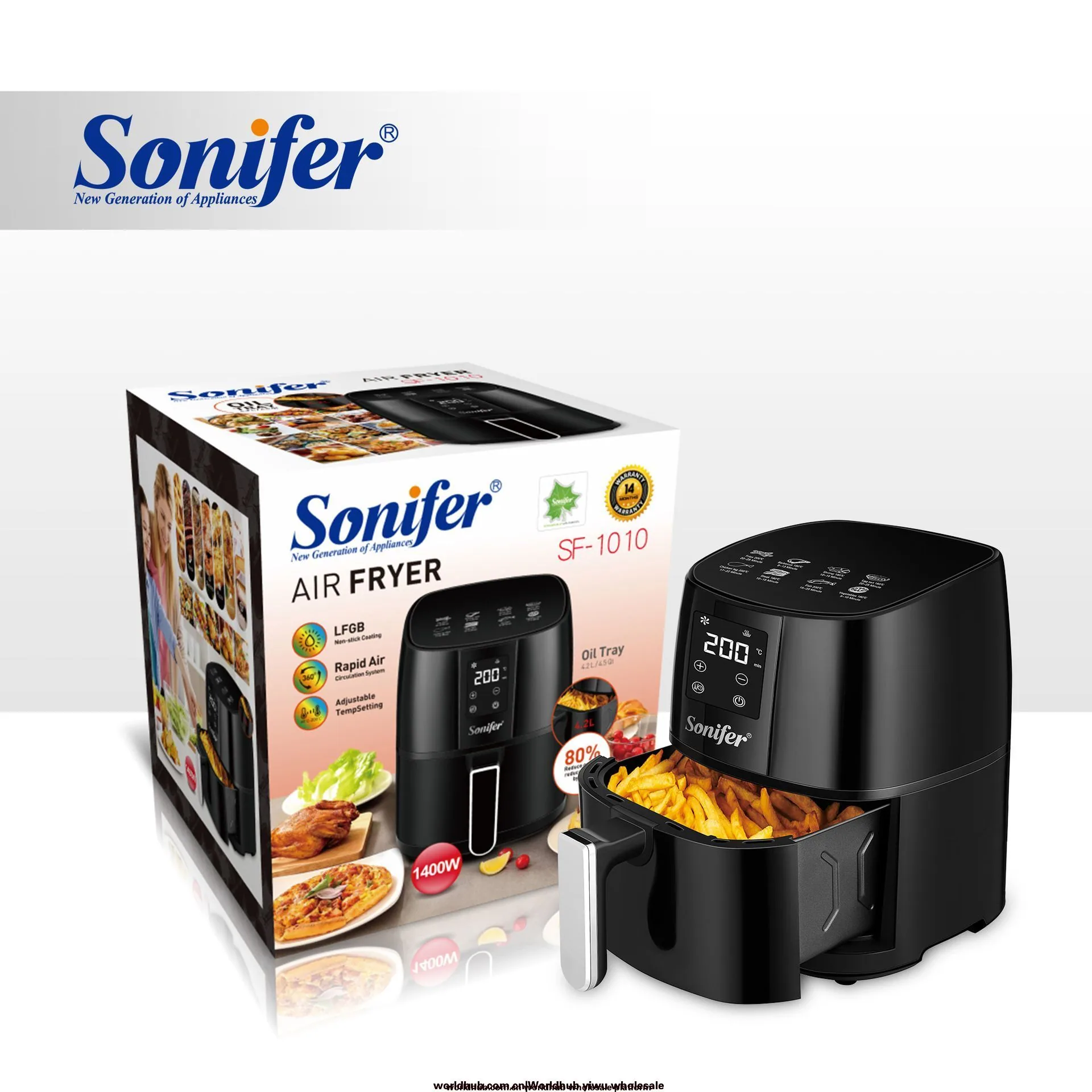 Sonifer Cross-border Smart Air Fryer Healthy Fries Machine for Home Use 4.2L SF-1010 4