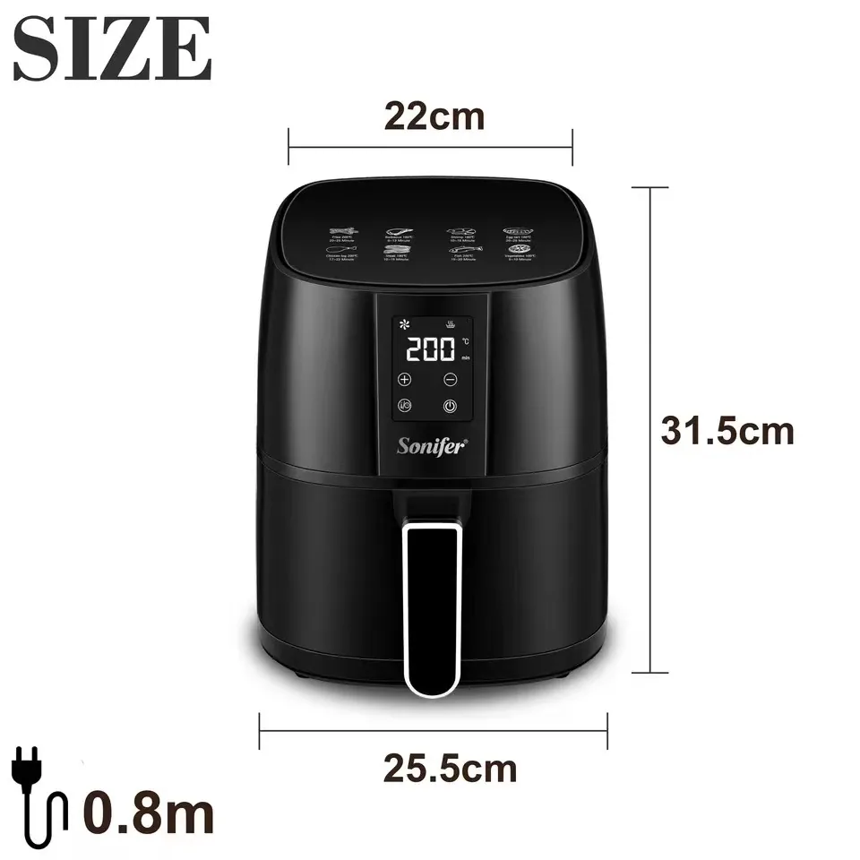 Sonifer Cross-border Smart Air Fryer Healthy Fries Machine for Home Use 4.2L SF-1010 3