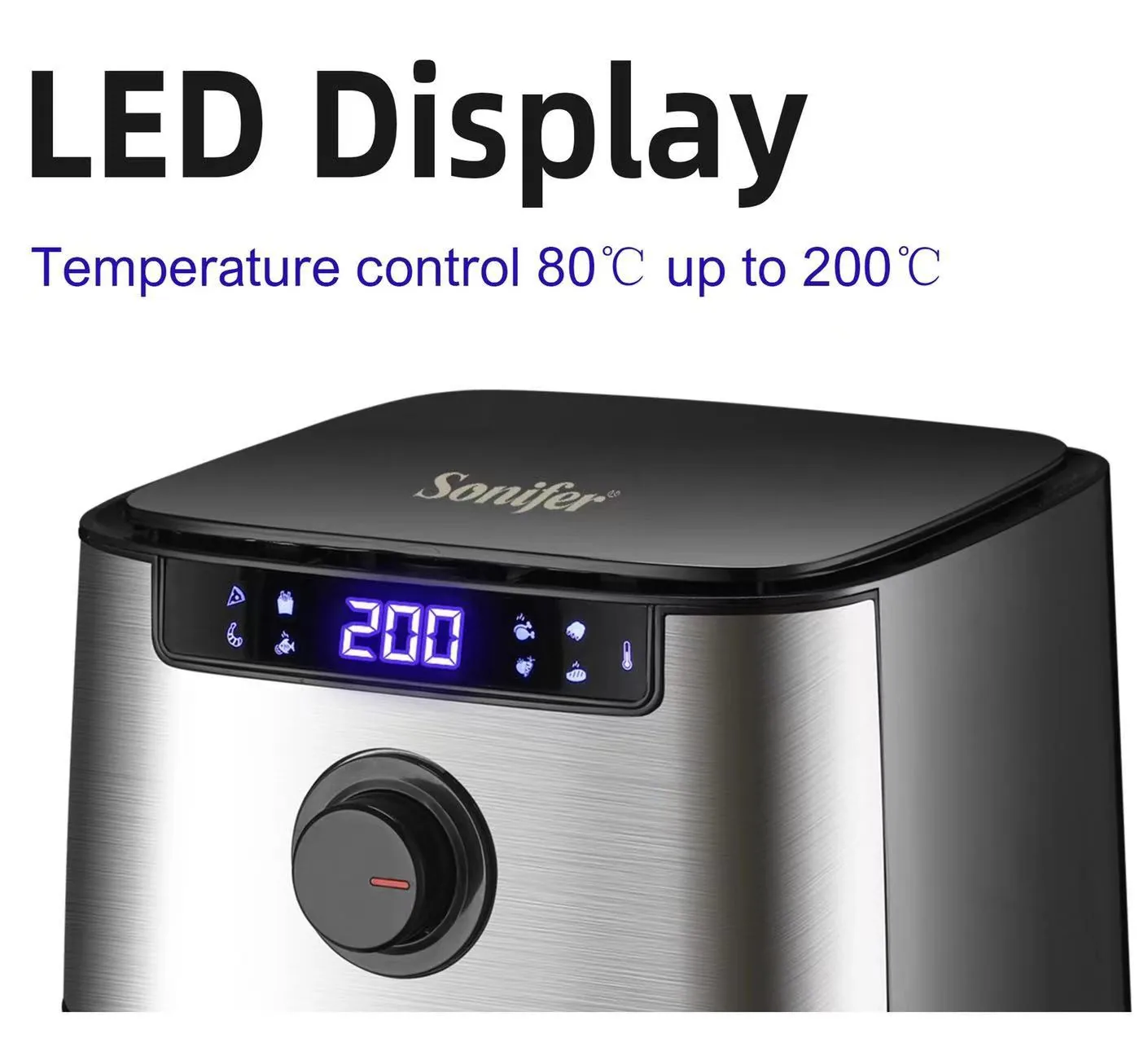 Sonifer European Household Touch Screen 5.0L Air Fryer Non-stick Pan Oven SF-1013 9