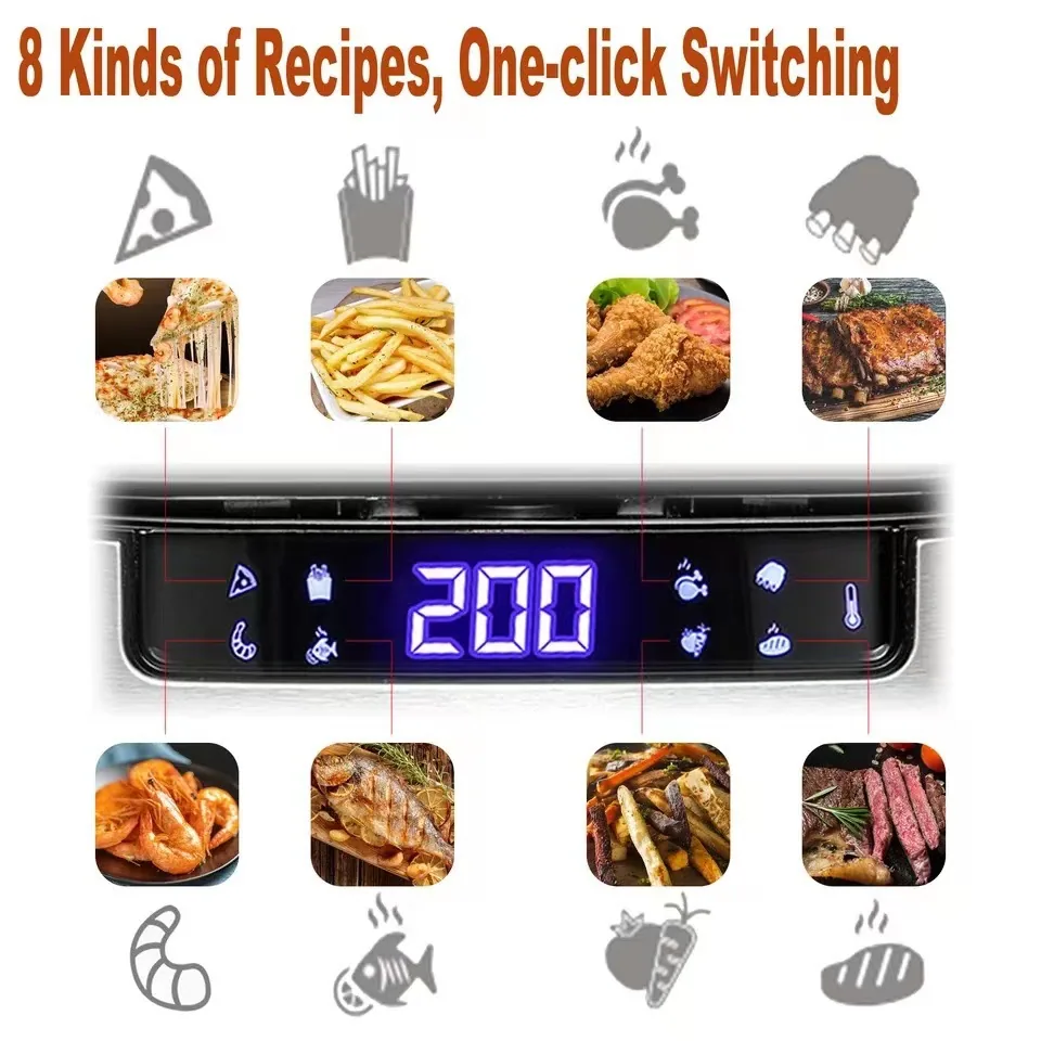 Sonifer European Household Touch Screen 5.0L Air Fryer Non-stick Pan Oven SF-1013 10