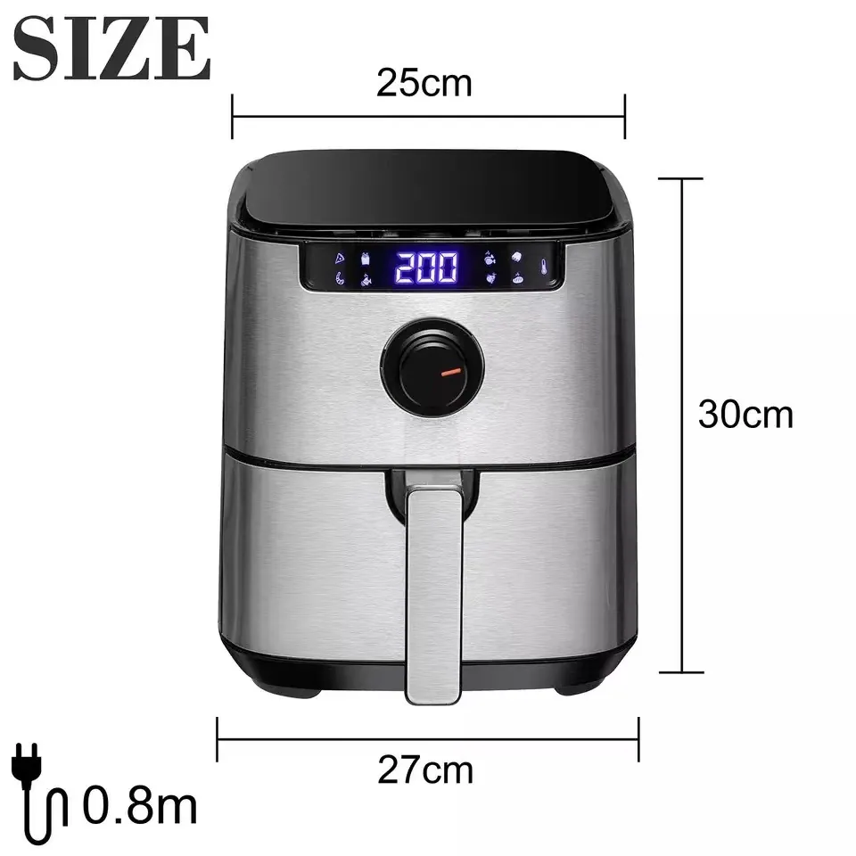 Sonifer European Household Touch Screen 5.0L Air Fryer Non-stick Pan Oven SF-1013 8